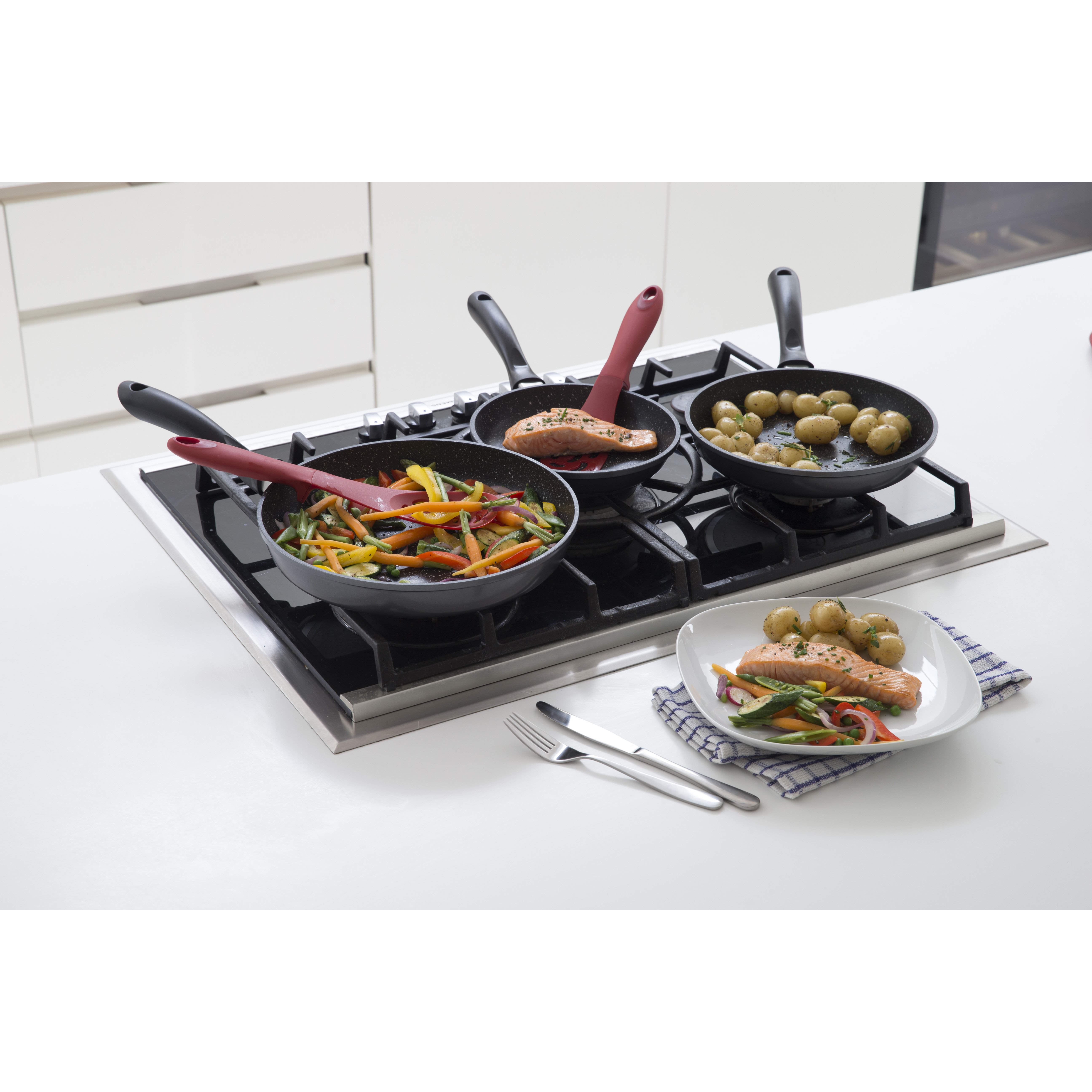Regis Stone Pans by JML Induction Compatible NonStick Frying Pan Wayfair UK
