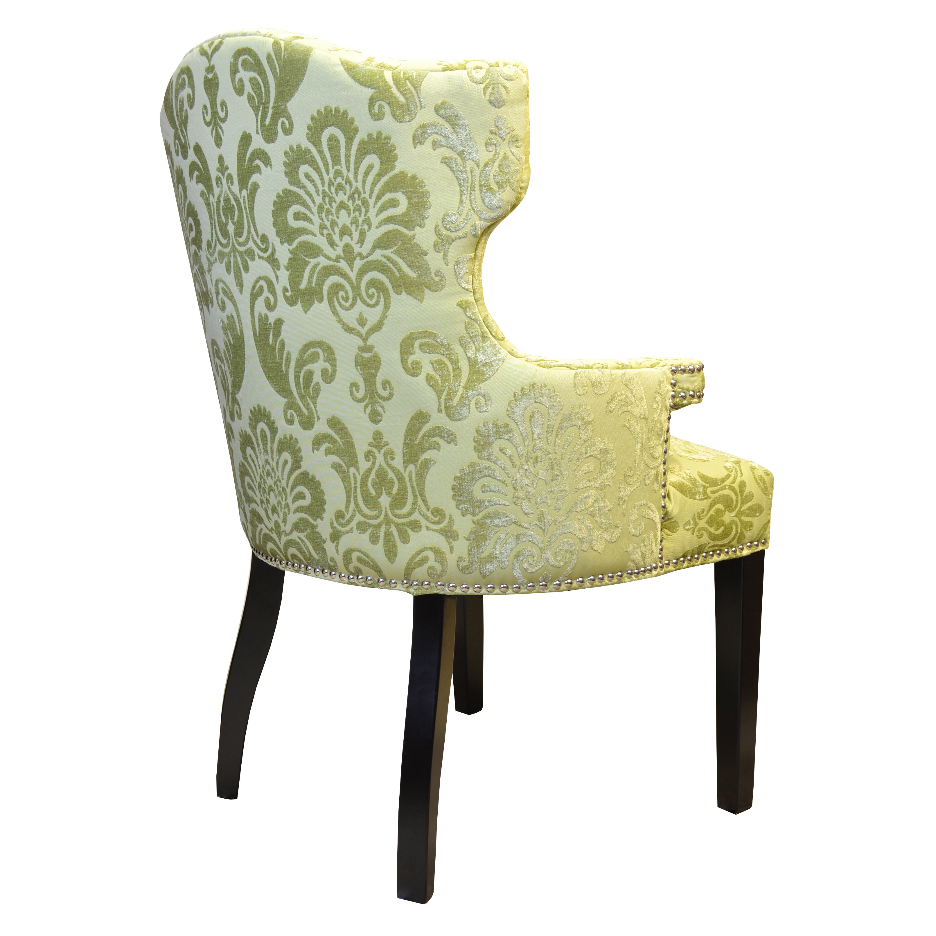HD Couture Brittania Fan Damask Wingback Chair & Reviews Wayfair