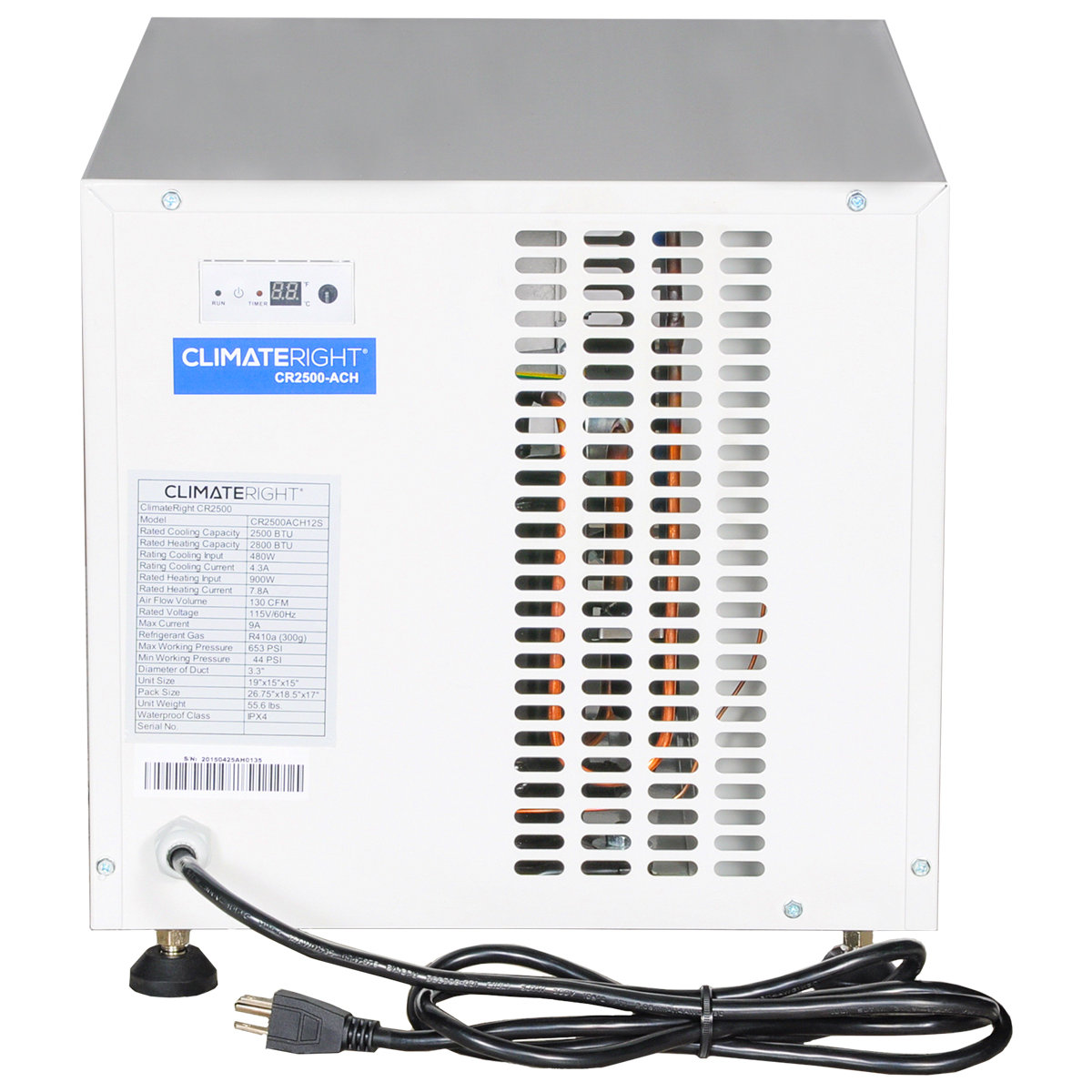ClimateRight 2500 BTU Portable Air Conditioner and Heater & Reviews