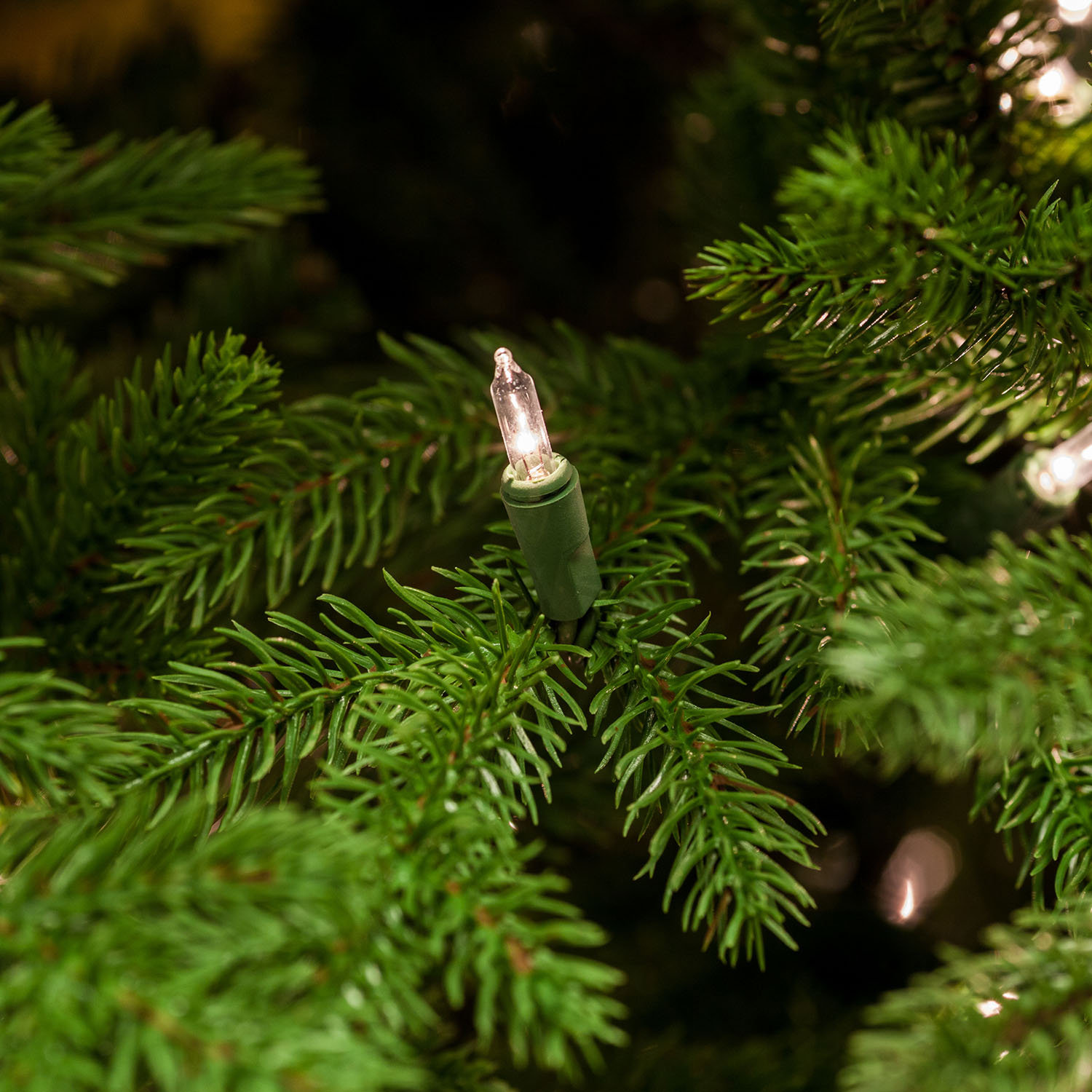 Fraser Hill Farm Foxtail Pine 9 Green Artificial Christmas Tree with 1250 LED Clear String ...