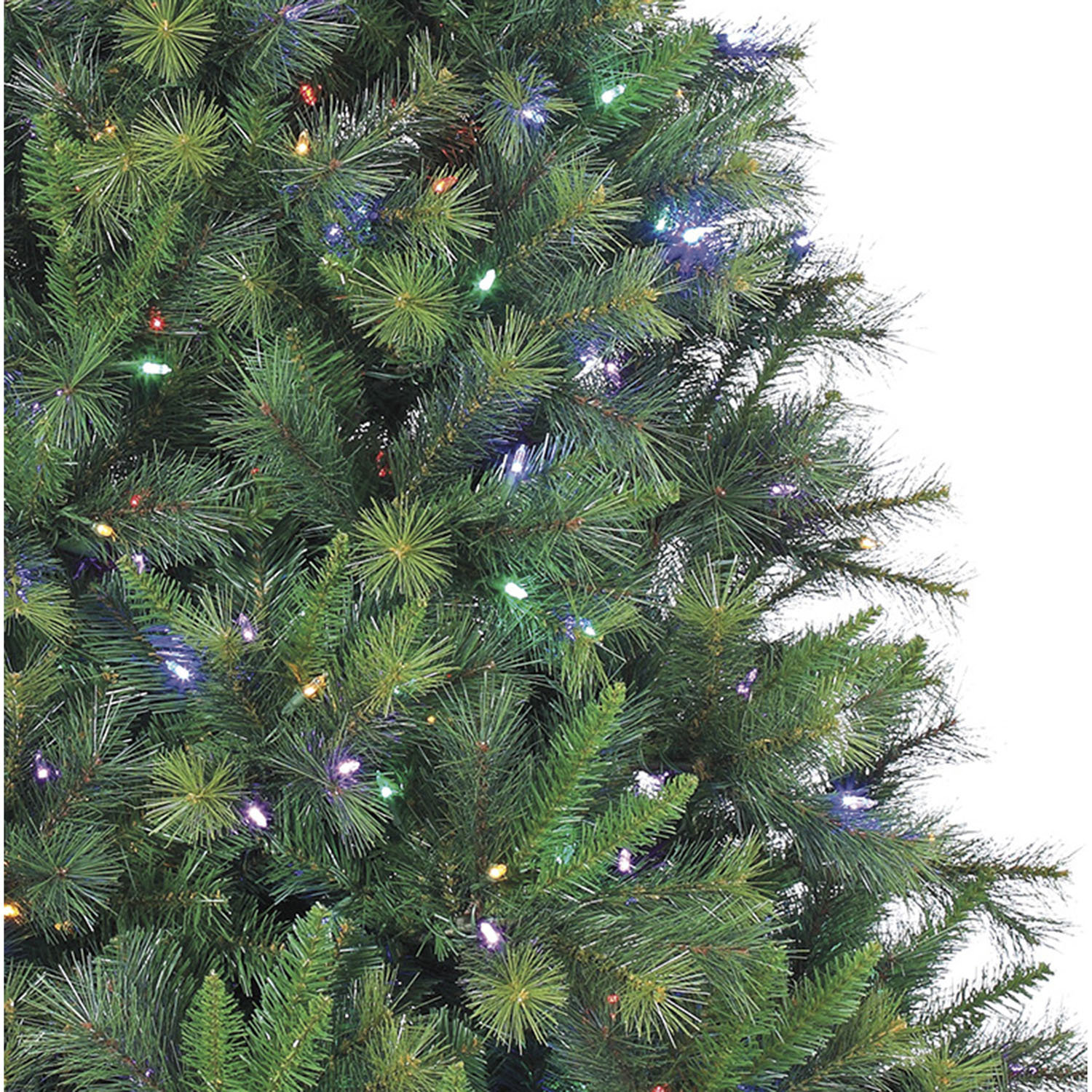 Fraser Hill Farm Canyon Pine 12 Green Artificial Christmas Tree with 2150 LED Multi-Colored ...