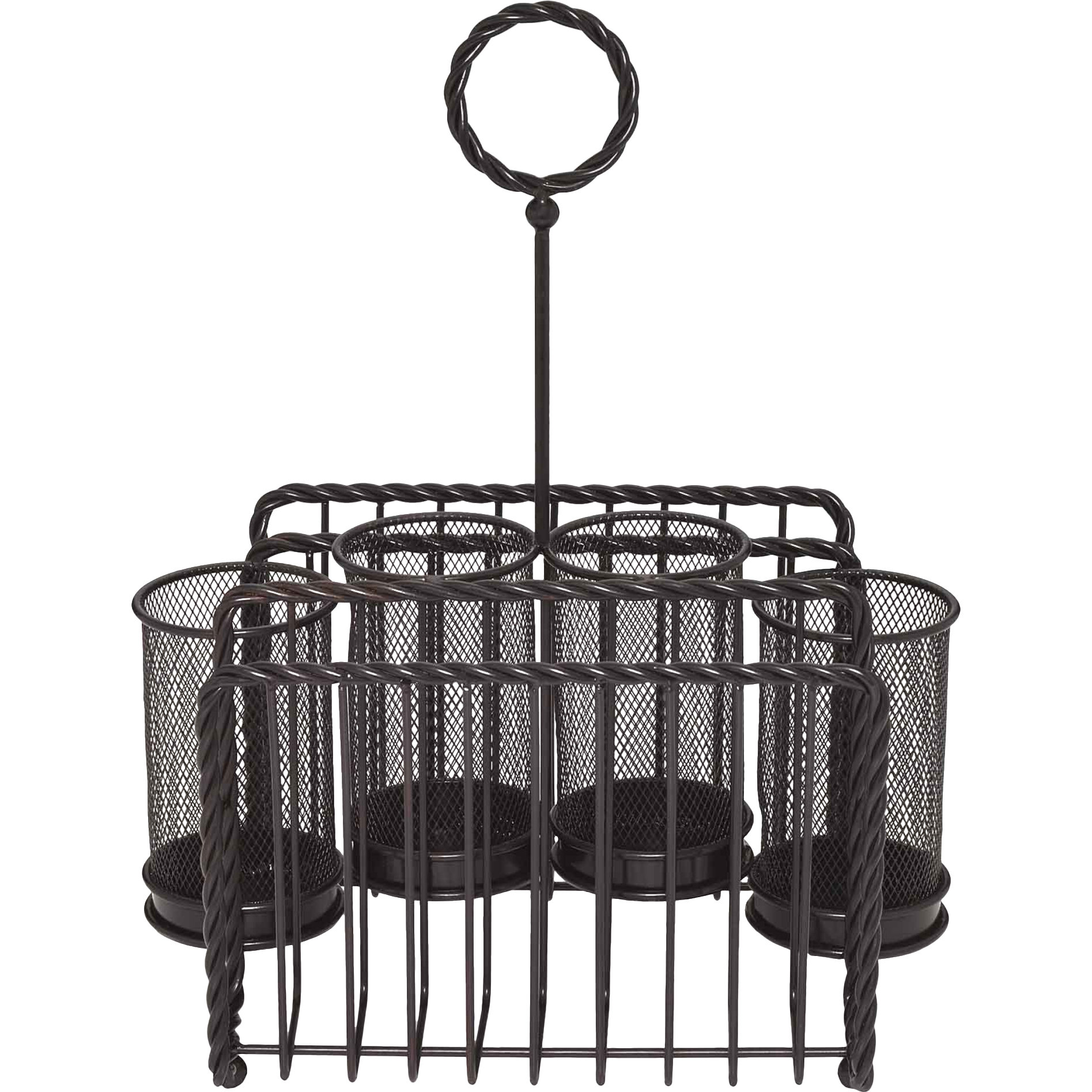 Gourmet Basics by Mikasa Metal Rope Picnic Caddy & Reviews Wayfair