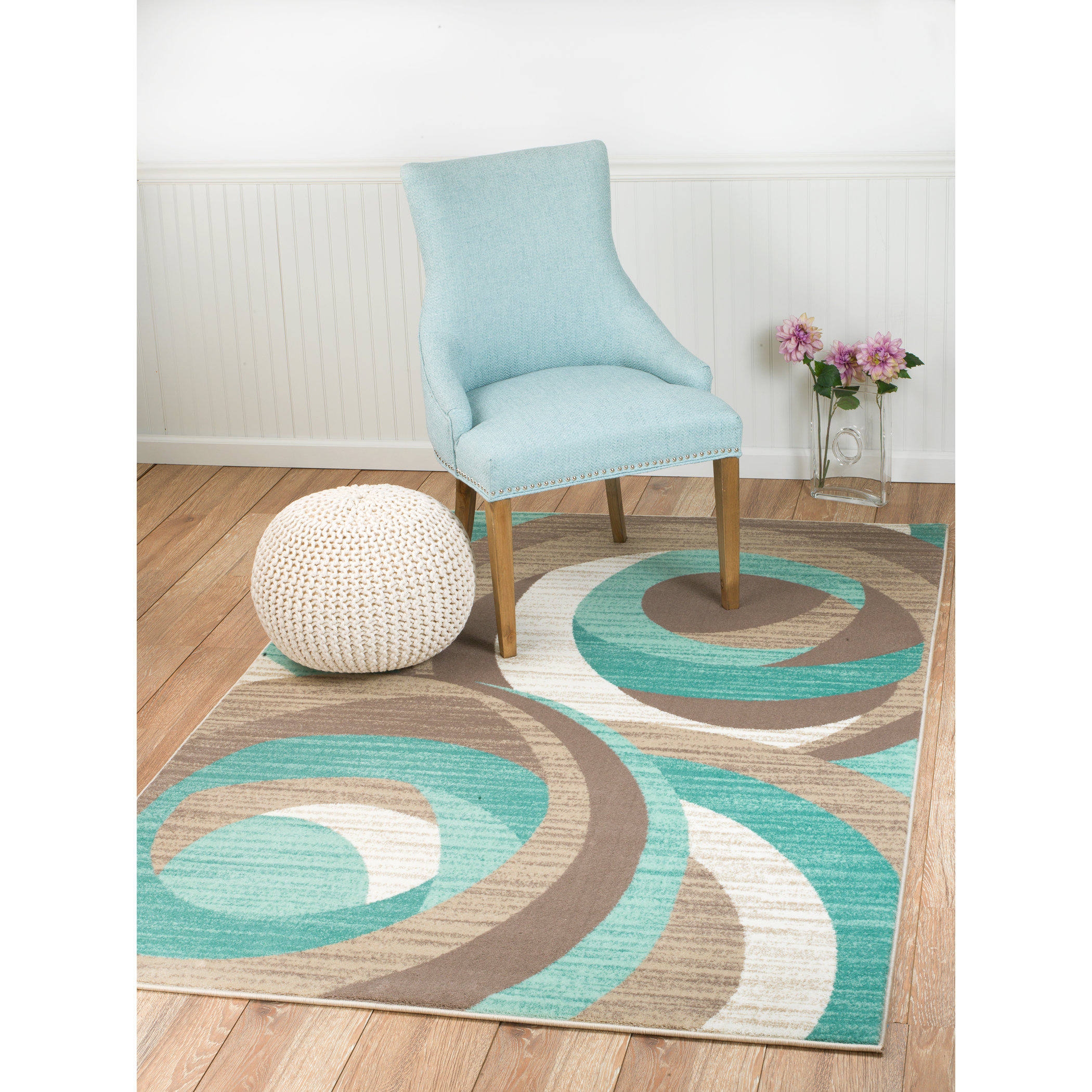 Rug and Decor Inc. Summit Teal Area Rug & Reviews Wayfair