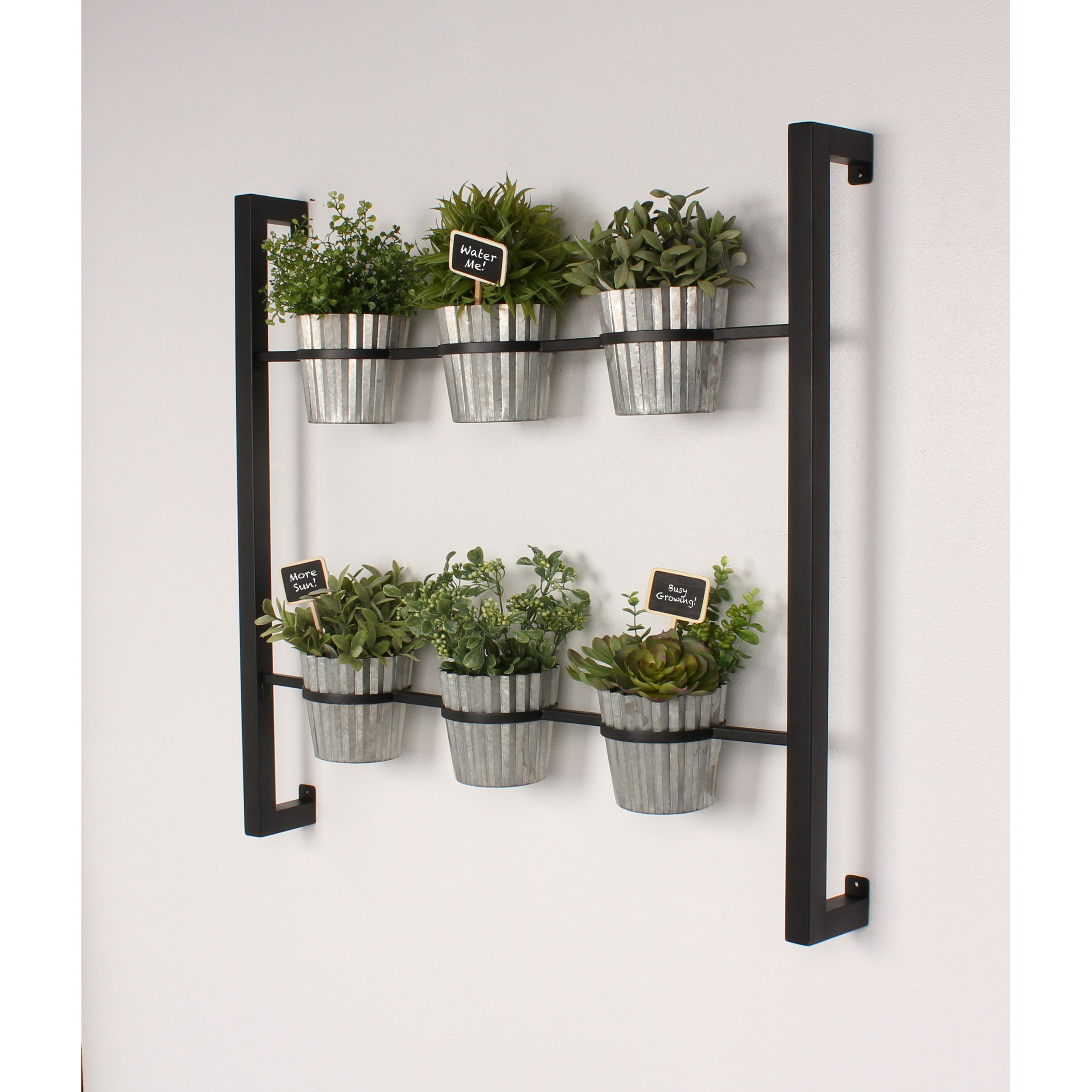 Kate and Laurel Groves 7 Piece Rectangular Wall Mounted 