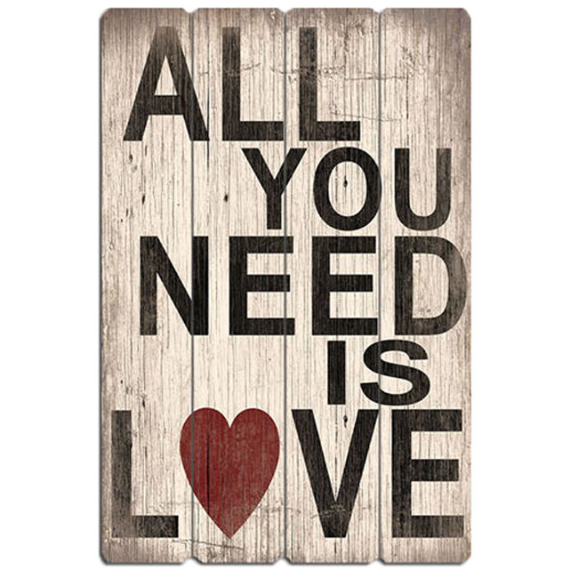 BayAccents All You Need Is Love Wall Décor Wayfair