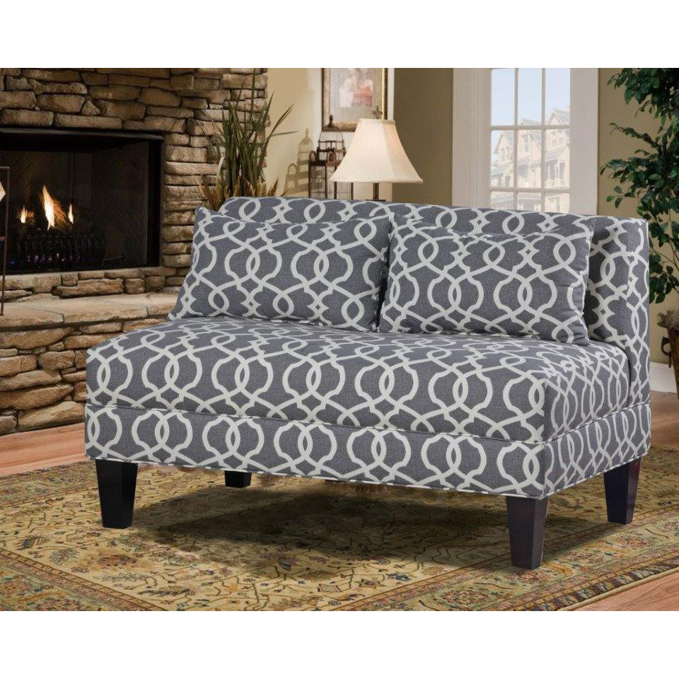 Carolina Accents Briley Armless Loveseat & Reviews Wayfair.ca