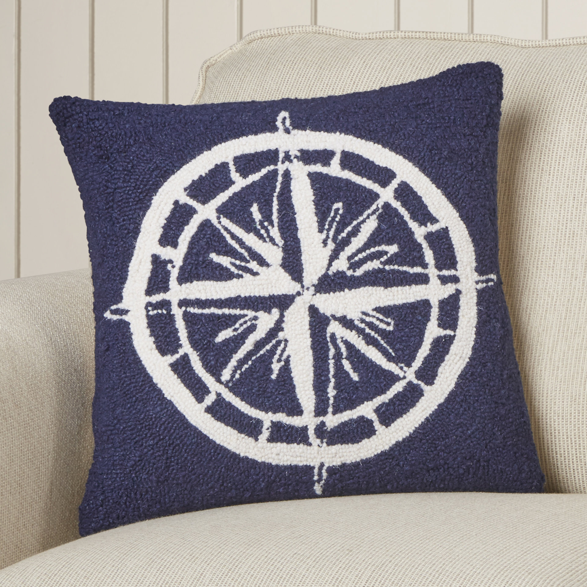 Breakwater Bay Gwinhurst Compass Throw Pillow & Reviews Wayfair