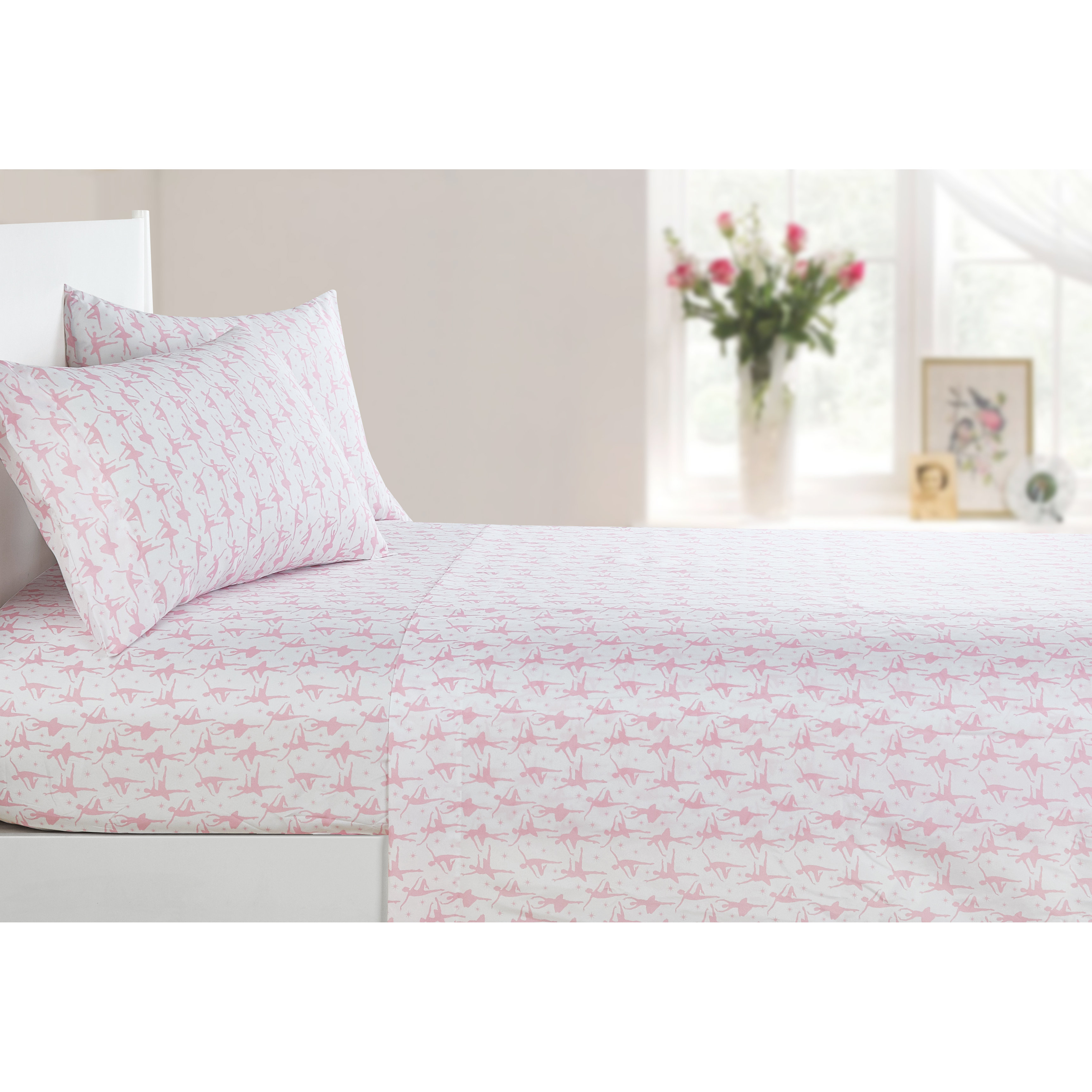 Heritage Kids Bed in a Bag Toddler Comforter Set in Ballerina Sparkle