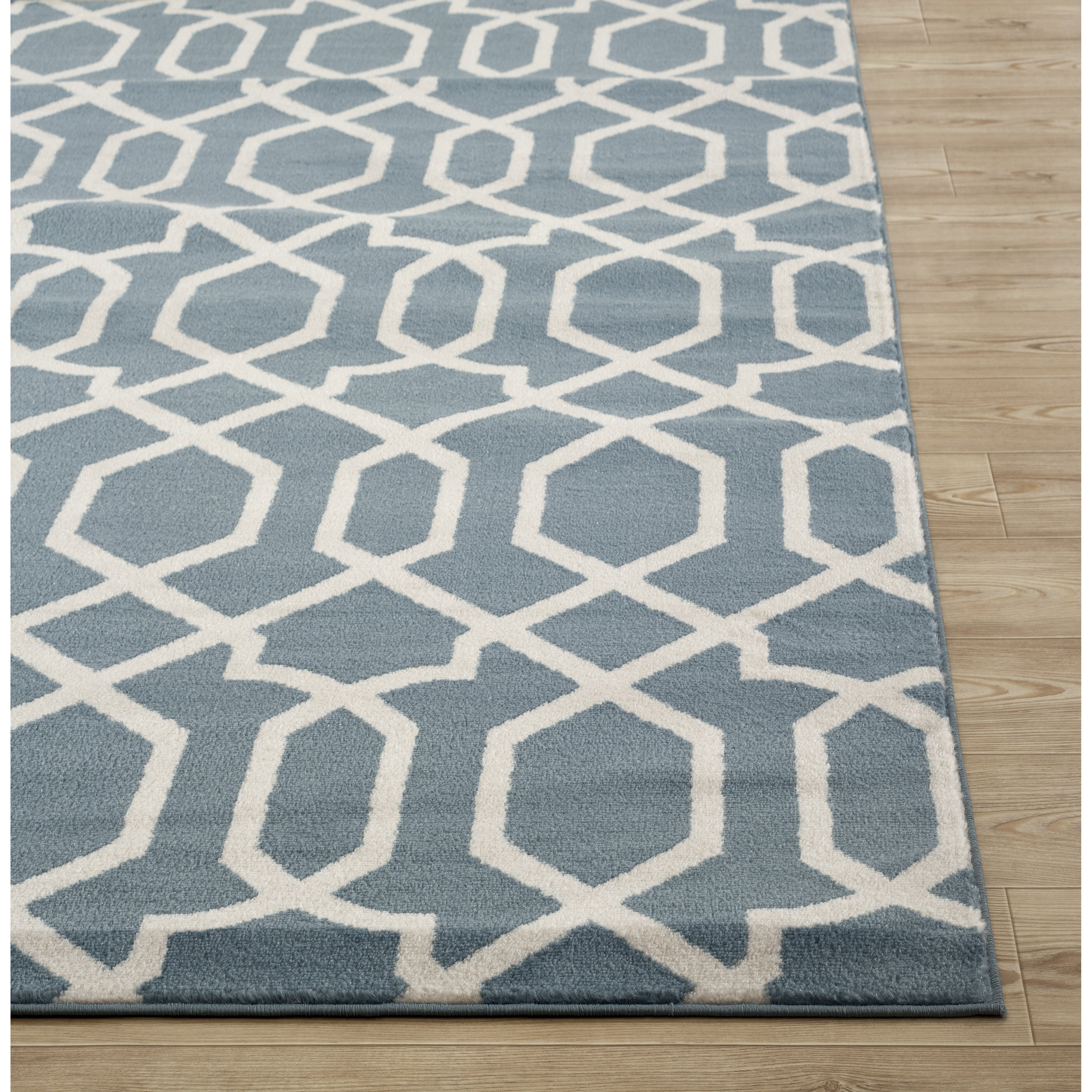 World Rug Gallery Toscana Blue Indoor Area Rug & Reviews | Wayfair