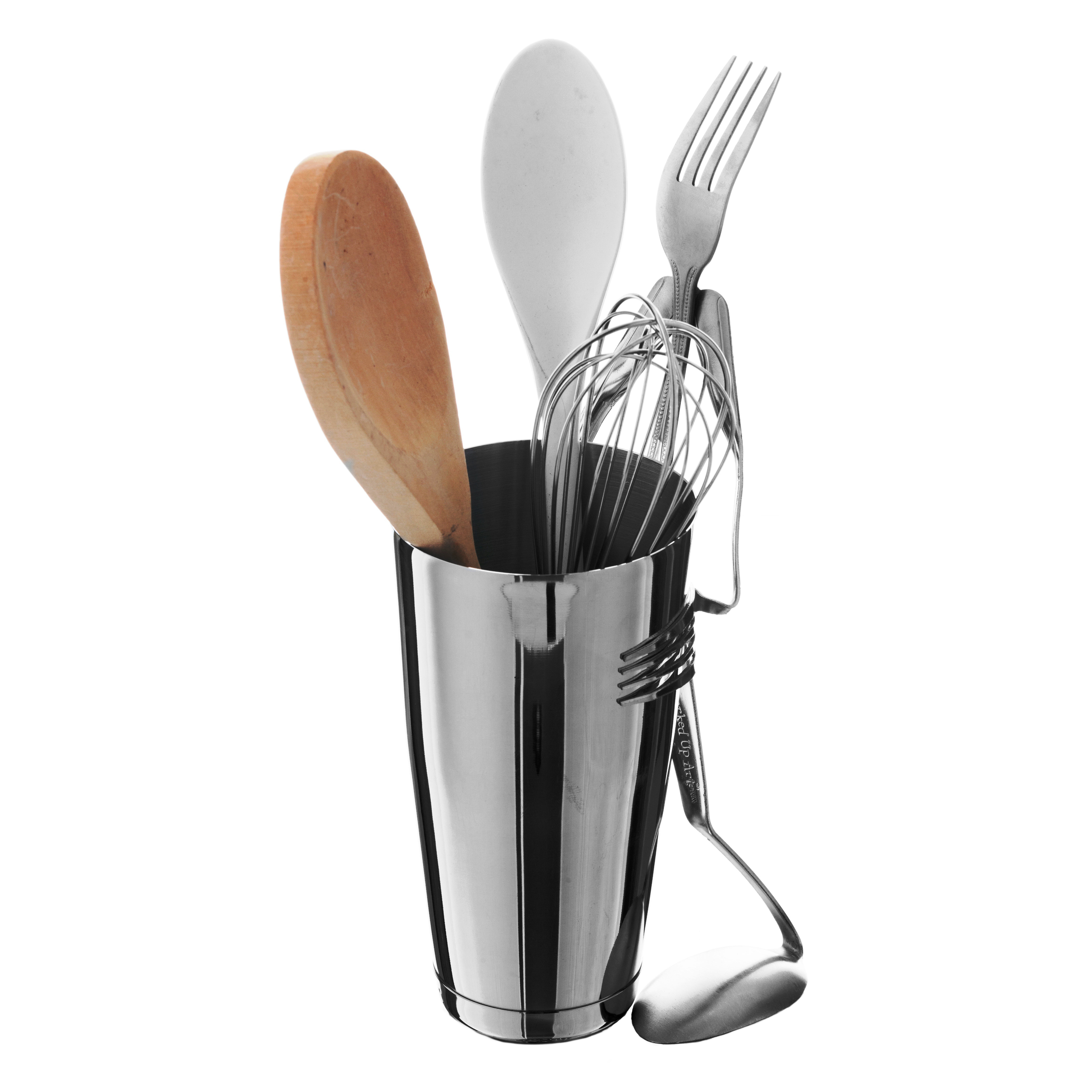 Forked Up Art Fork Utensil Cup Holder Wayfair