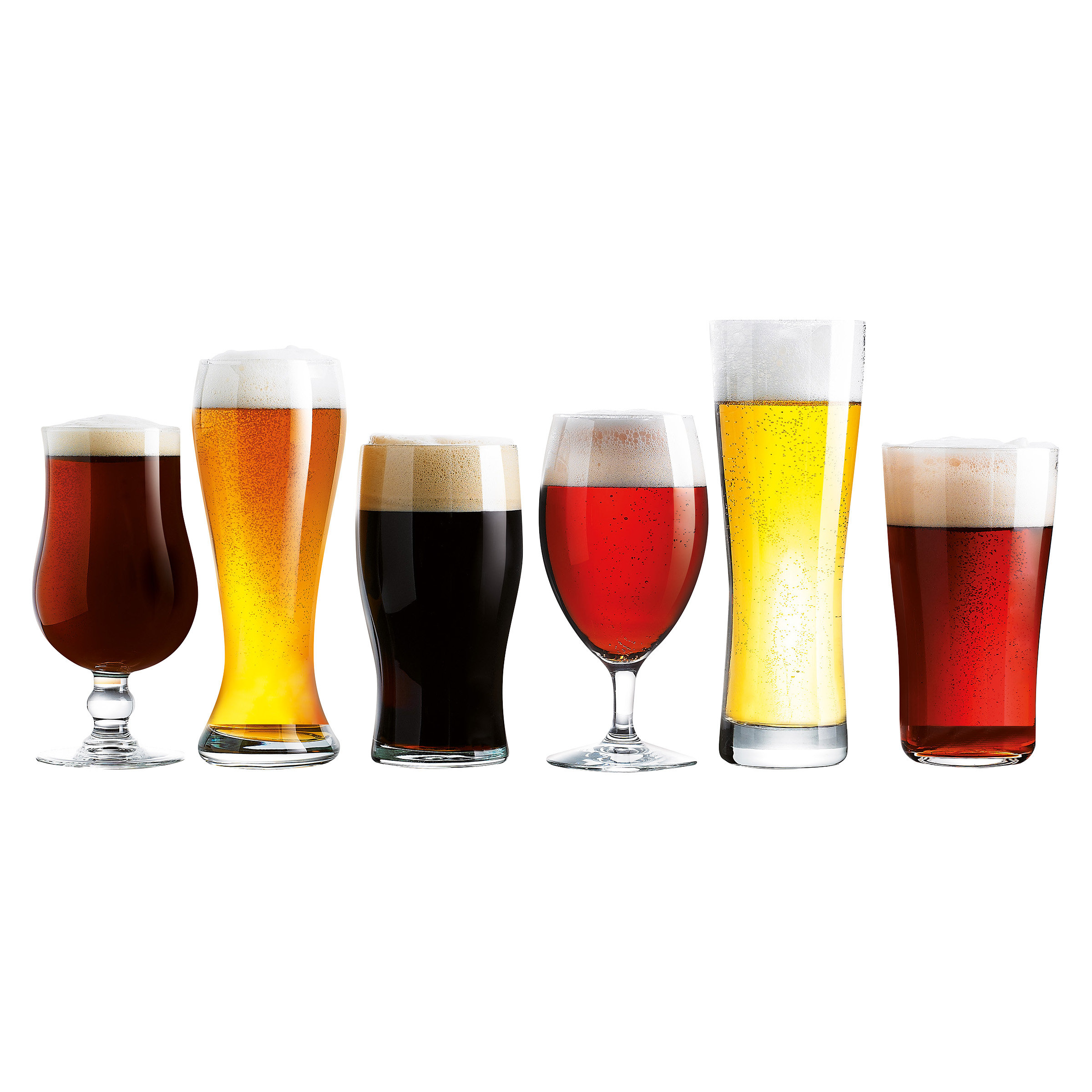 Luminarc Craft Brew 6 Piece Beer Glass Set & Reviews | Wayfair