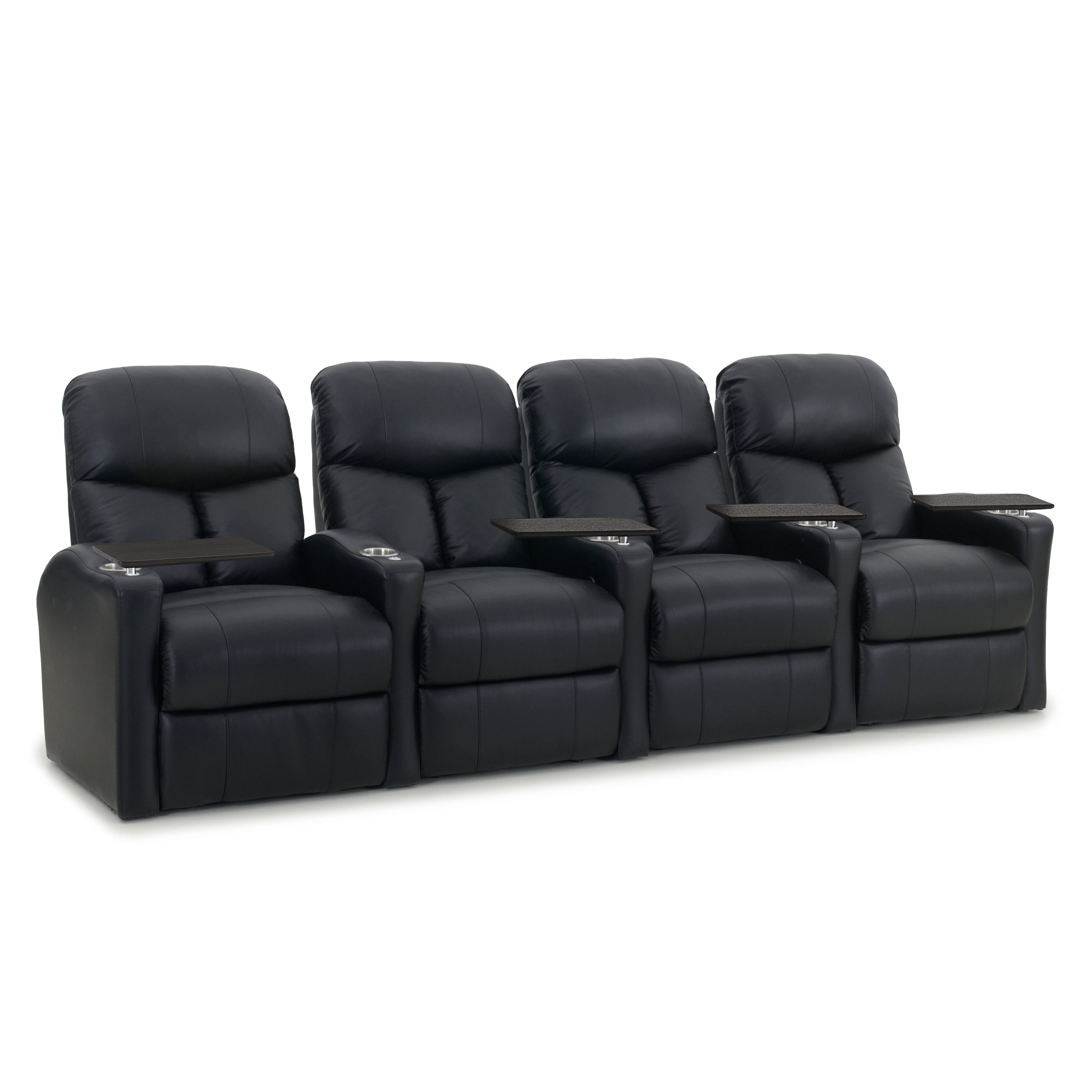 OctaneSeating Bolt XS400 Home Theater Recliner (Row of 4) & Reviews ...