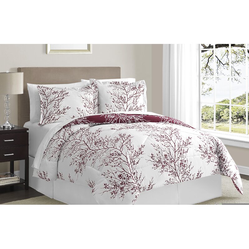 VCNY Leaf 8 Piece Queen Comforter Set & Reviews | Wayfair