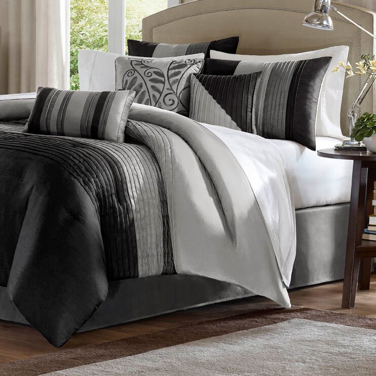 Madison Park Amherst 7 Piece Reversible Comforter Set & Reviews | Wayfair