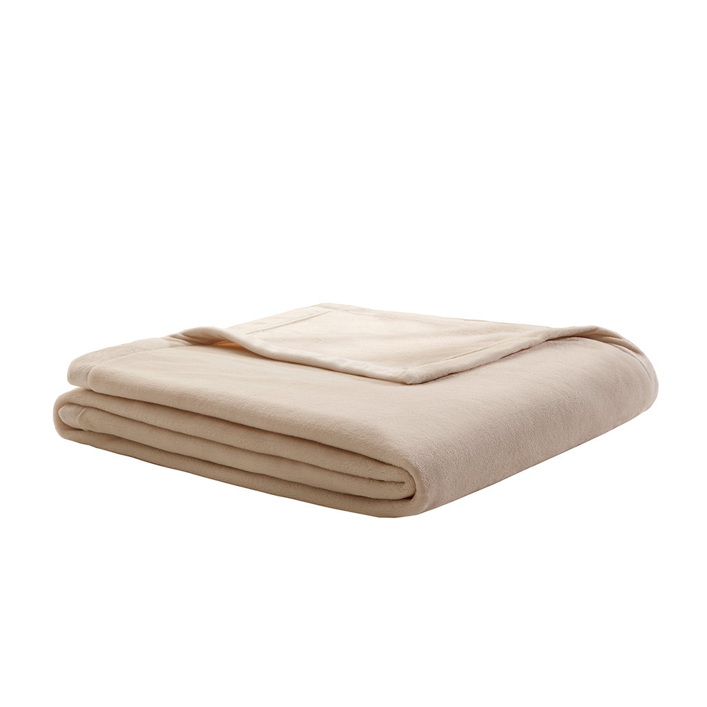 Madison Park Velour Plush Blanket & Reviews Wayfair