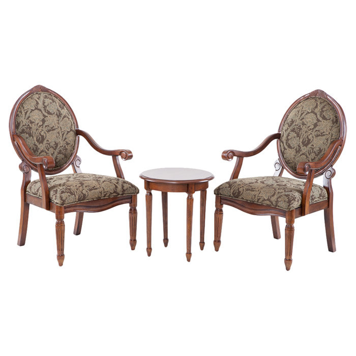 Madison Park Brentwood Madison Park 3 Piece Arm Chair Set Reviews