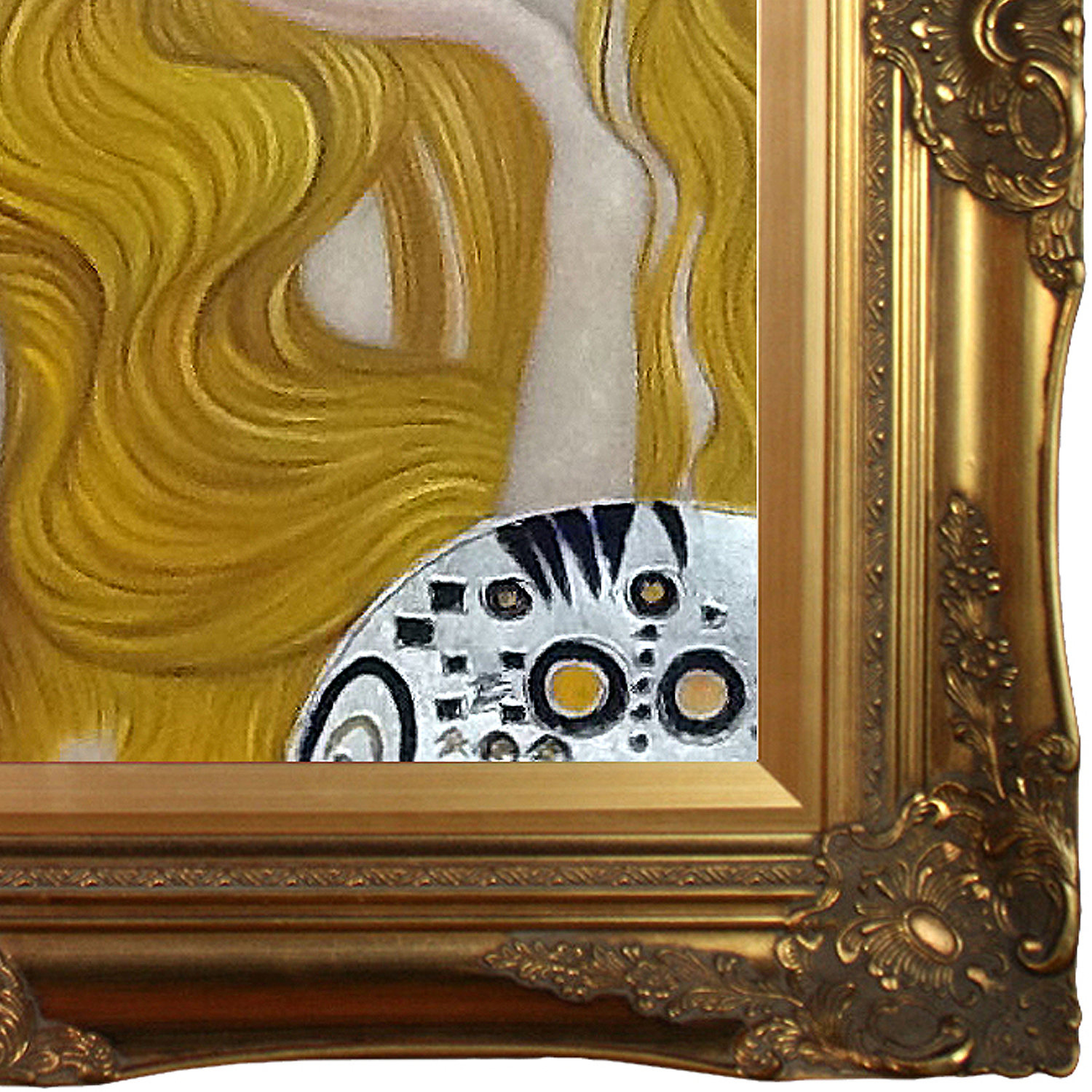 La Pastiche 'Beethoven Frieze Detail' by Gustav Klimt Framed Painting ...