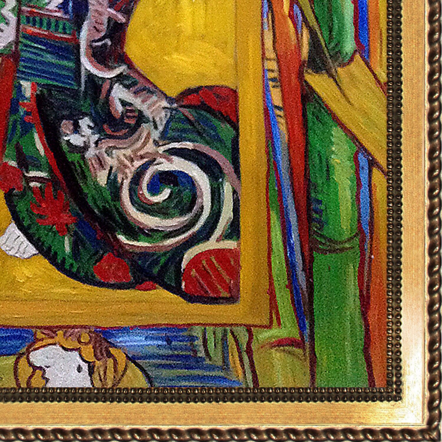 La Pastiche 'The Courtesan, 1887' by Vincent Van Gogh Framed Painting ...