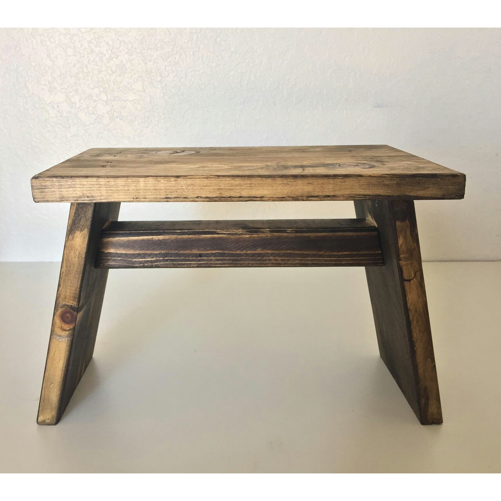 Established 98 Primitive Wooden Riser End Table & Reviews Wayfair.ca