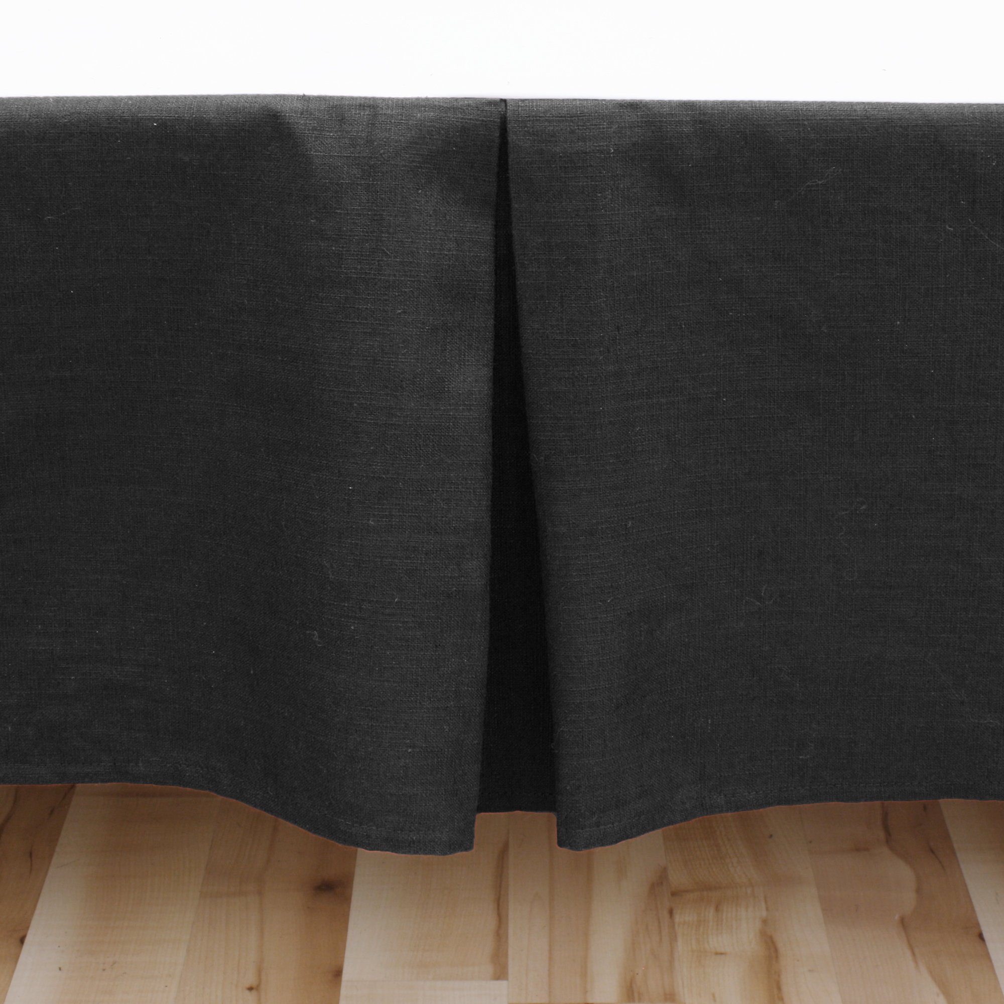 Brite Ideas Living Circa Solid Linen Pleated Bed Skirt & Reviews Wayfair