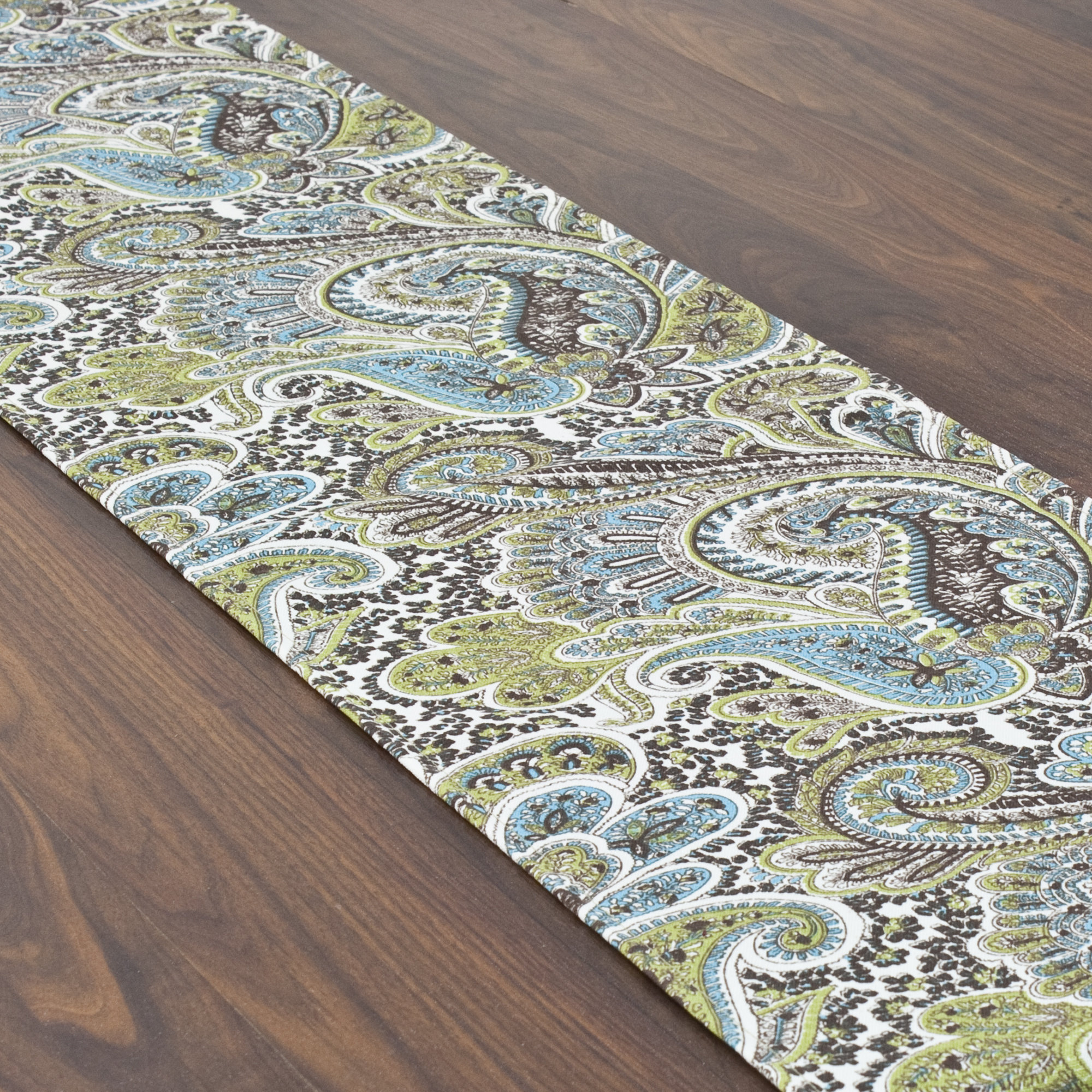 Brite Ideas Living Paisley Topstitched Table Runner & Reviews Wayfair