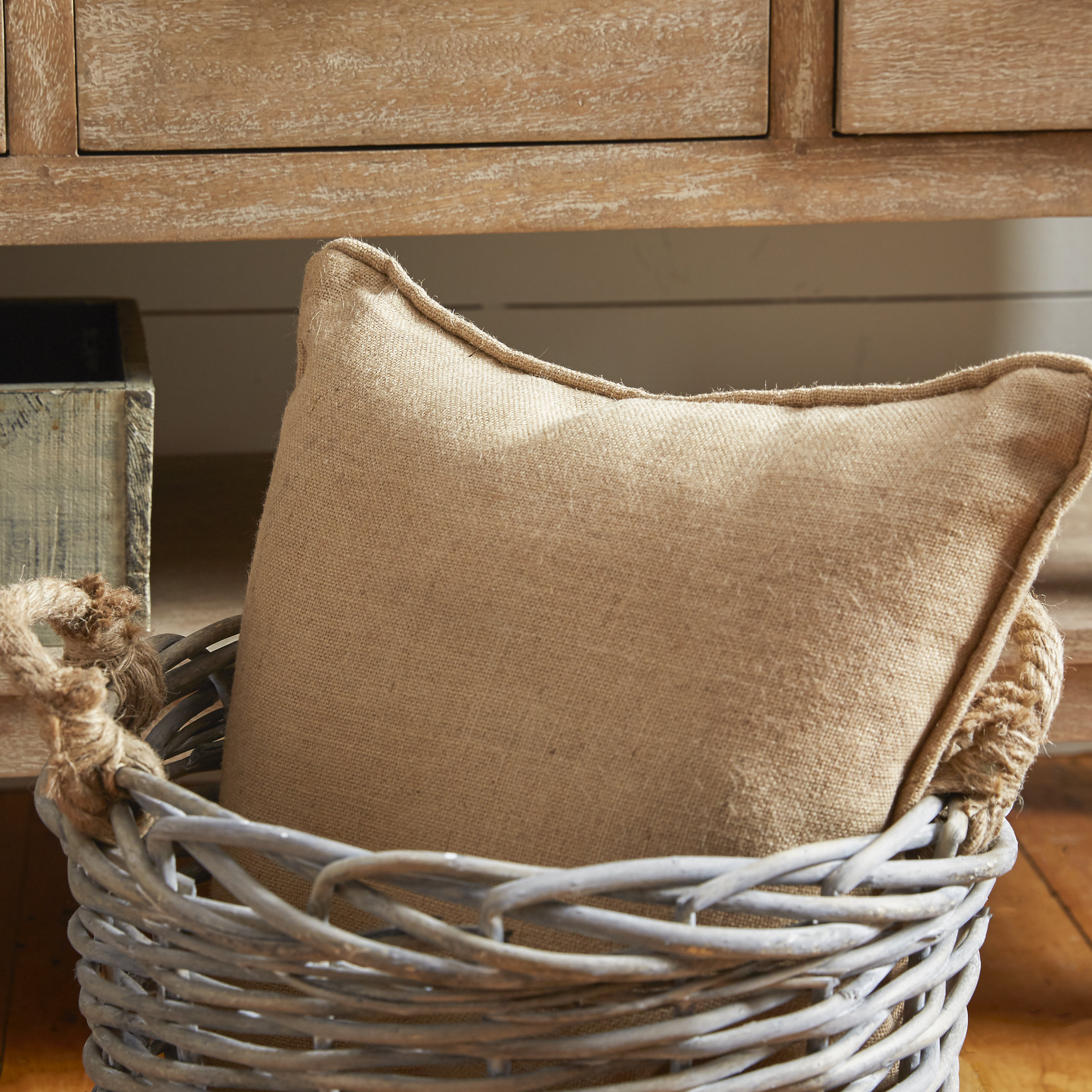 Brite Ideas Living Burlap Throw Pillow & Reviews Wayfair