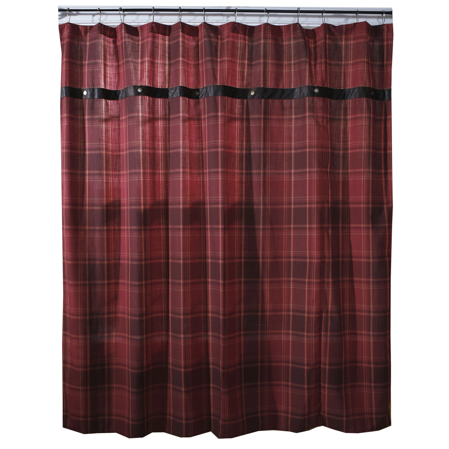 Carstens Inc. Sagamore Lake Cabin Rustic Plaid Shower Curtain Wayfair