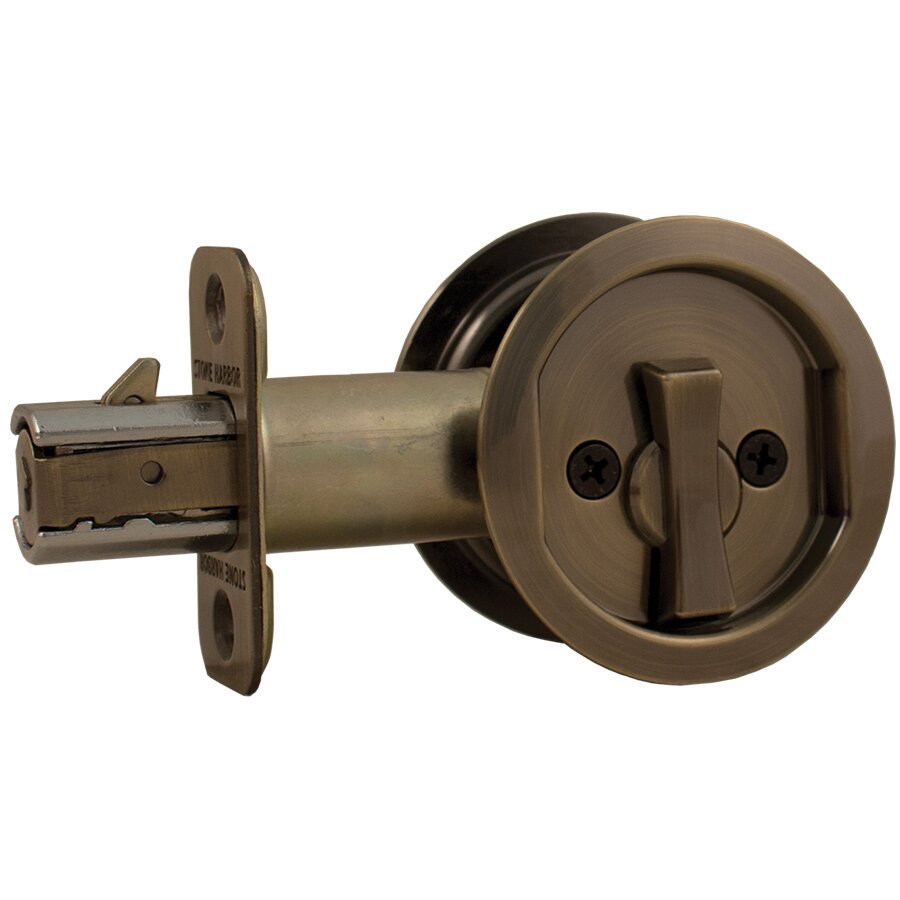 Stone Harbor Hardware Round Pocket Door Lock \u0026 Reviews  Wayfair