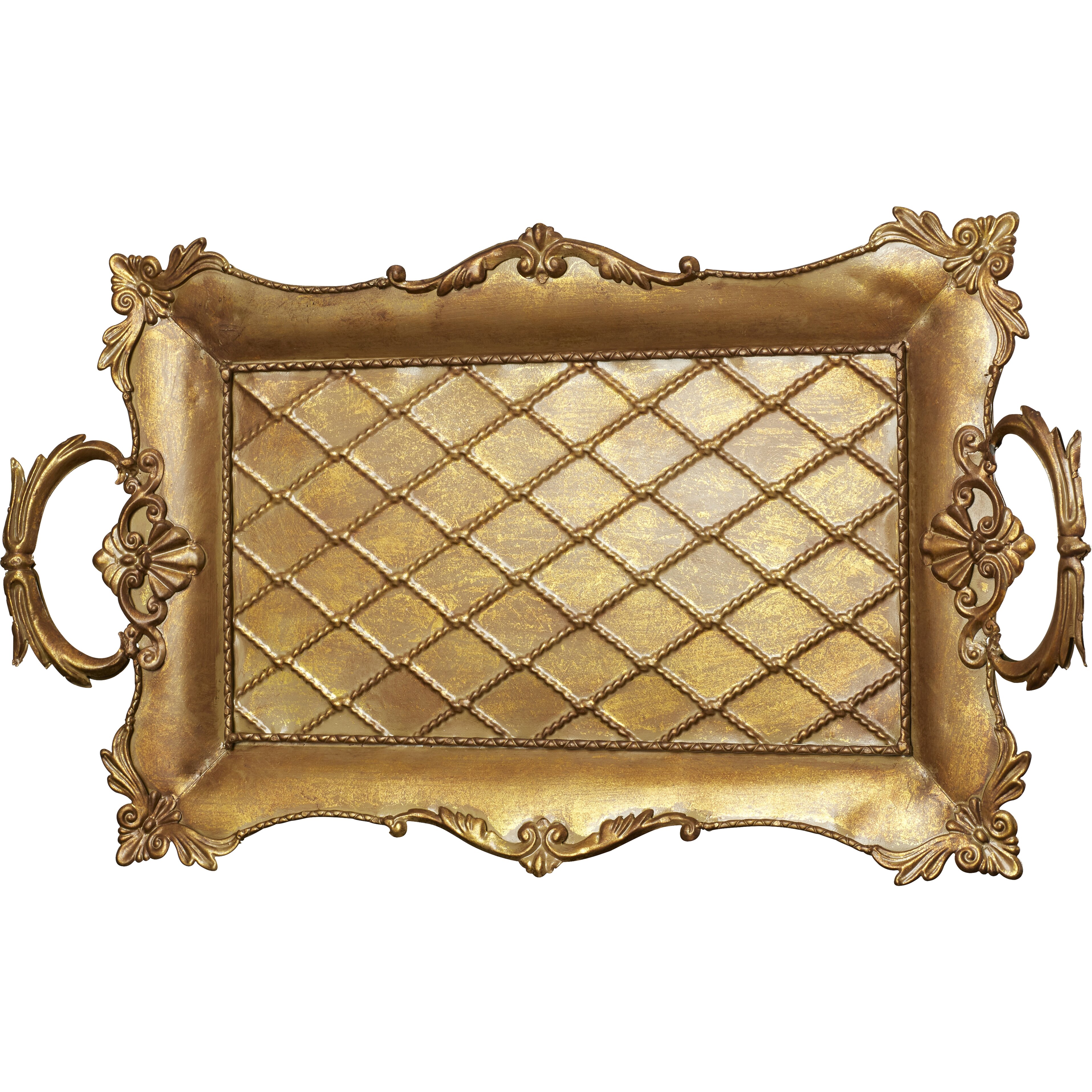 Rosalind Wheeler Rectangular Decorative Tray & Reviews | Wayfair