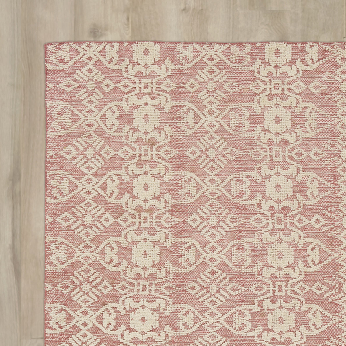 Rosalind Wheeler Dredge Light Pink Area Rug Wayfair