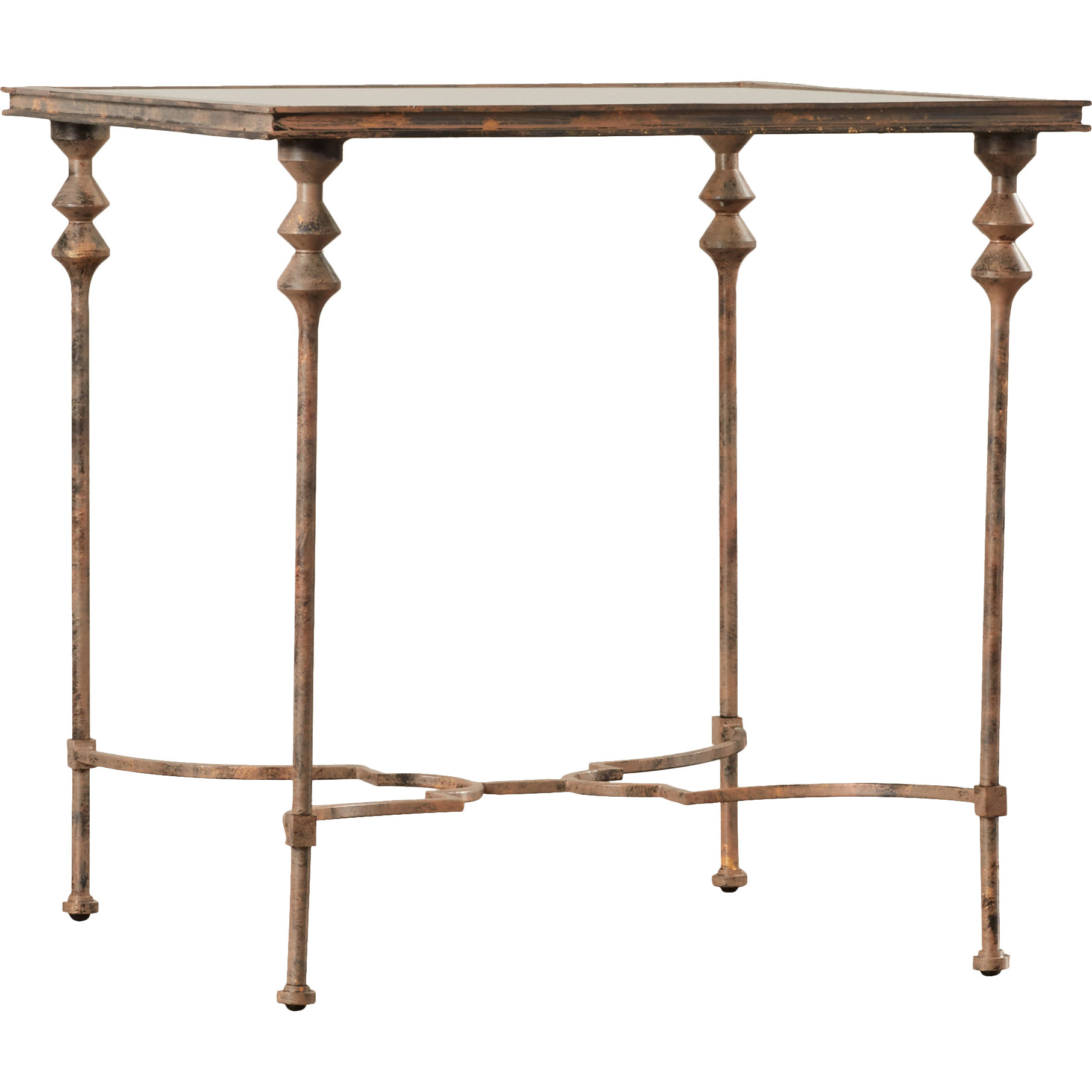 Rosalind Wheeler Feehogue Glass End Table & Reviews Wayfair