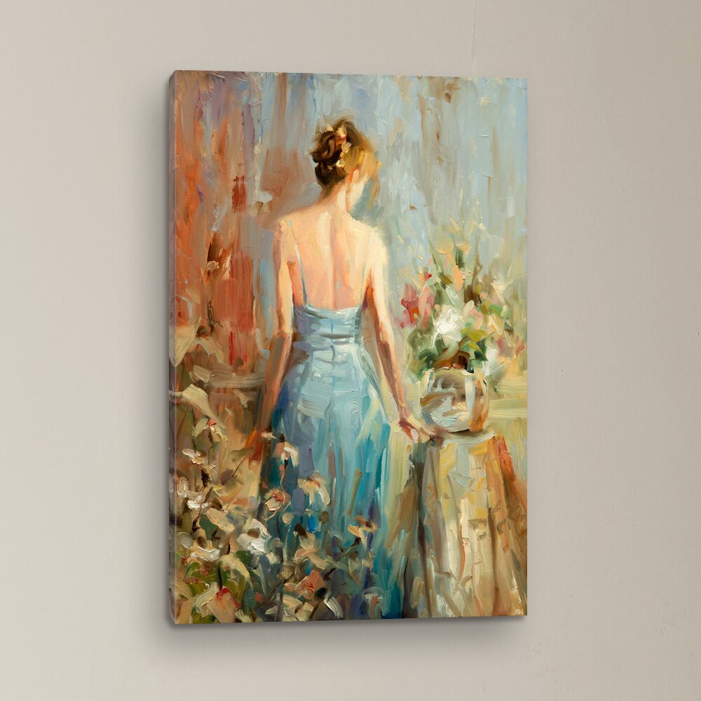 Rosalind Wheeler Thoughtful Original Painting on Canvas & Reviews | Wayfair