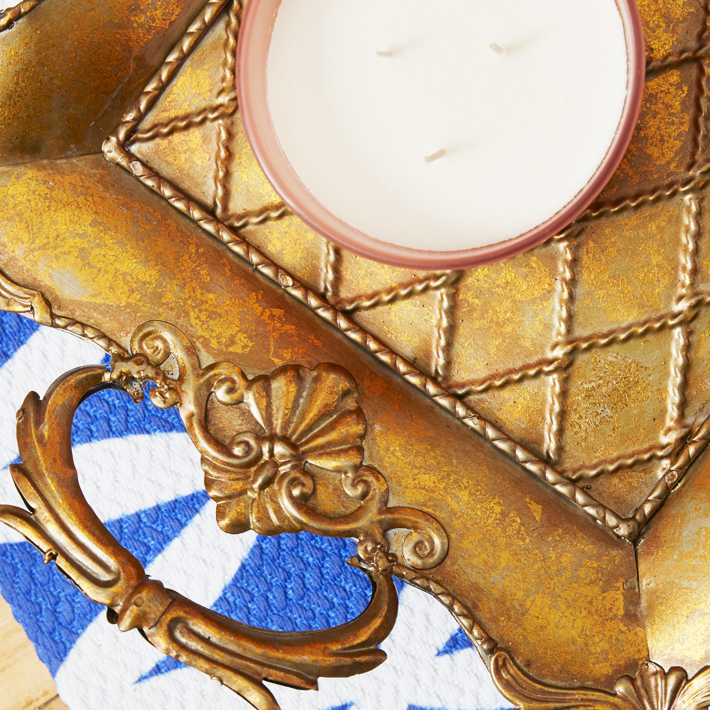 Rosalind Wheeler Rectangular Decorative Tray & Reviews Wayfair