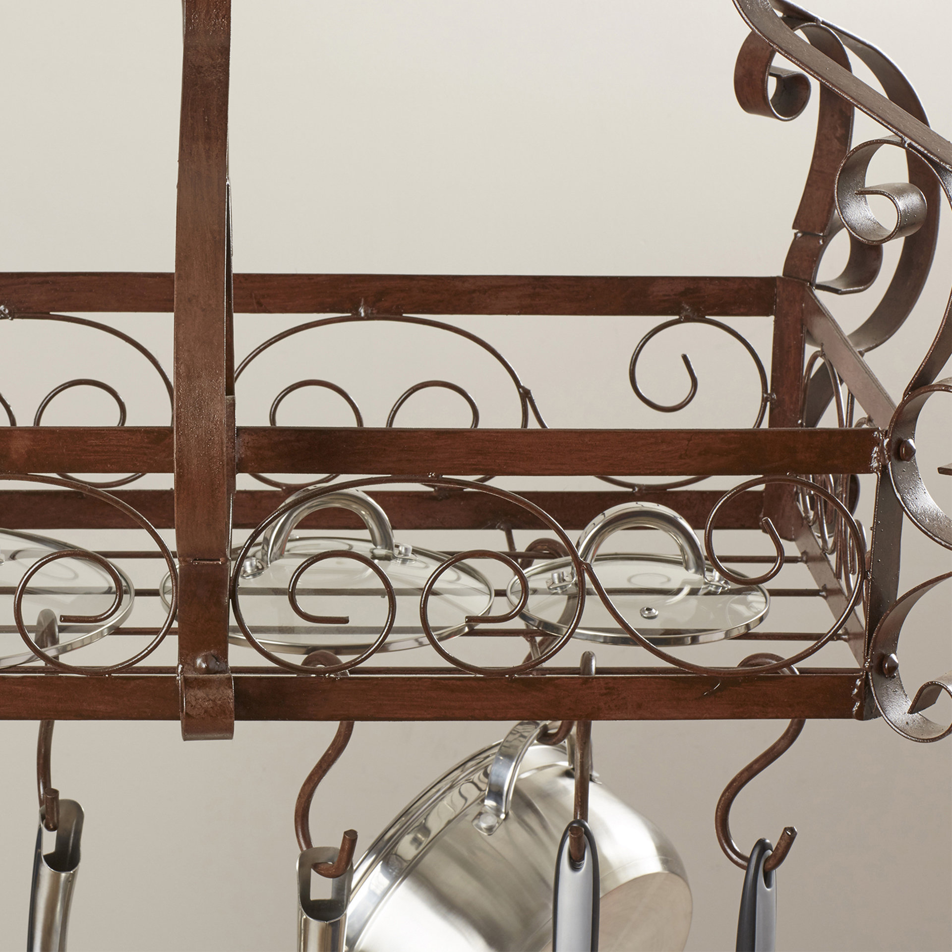 Rosalind Wheeler Pot Rack & Reviews Wayfair
