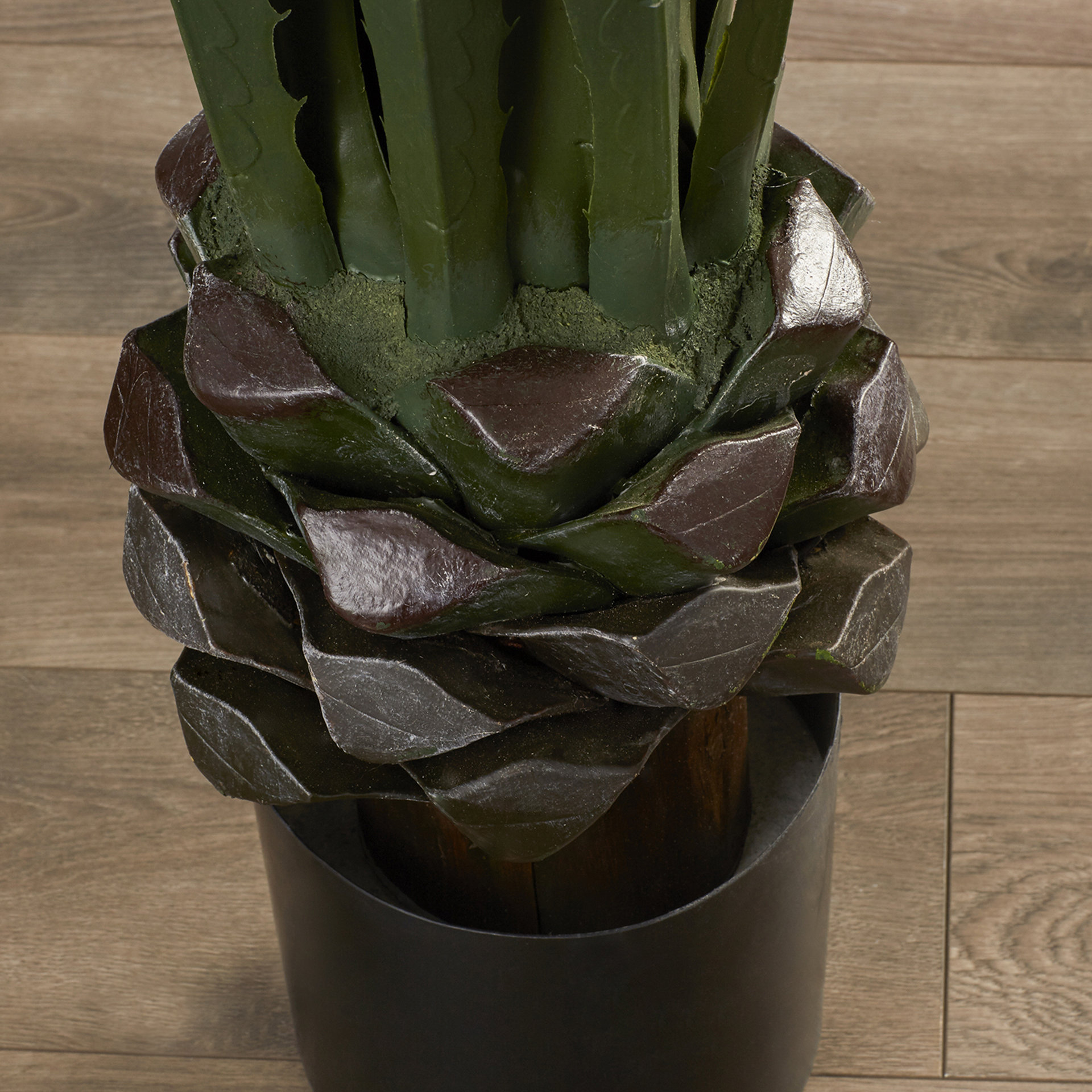 Bay Isle Home Artificial Giant Agave Floor Plant in Pot & Reviews Wayfair