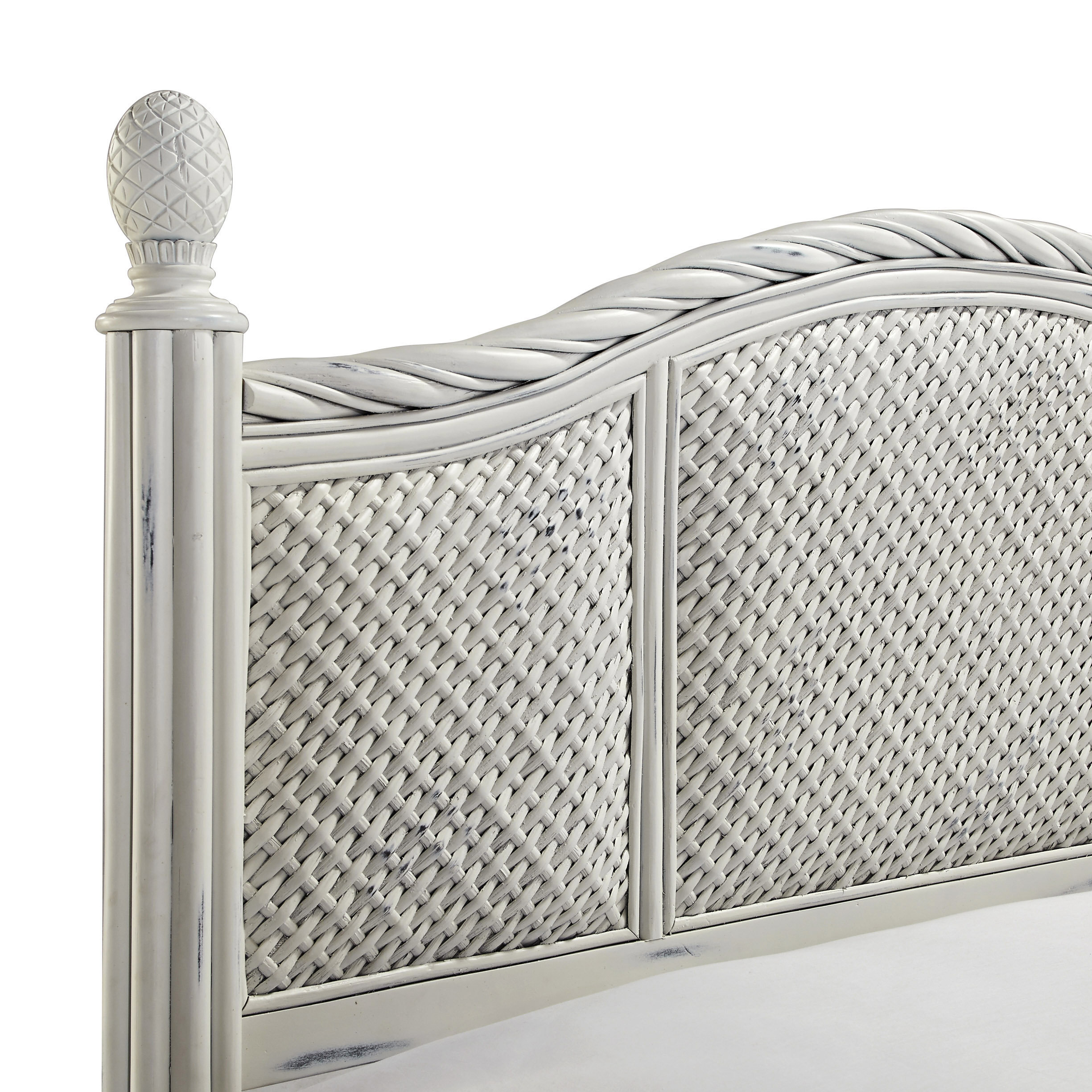 Bay Isle Home Oliver Wicker Headboard & Reviews Wayfair