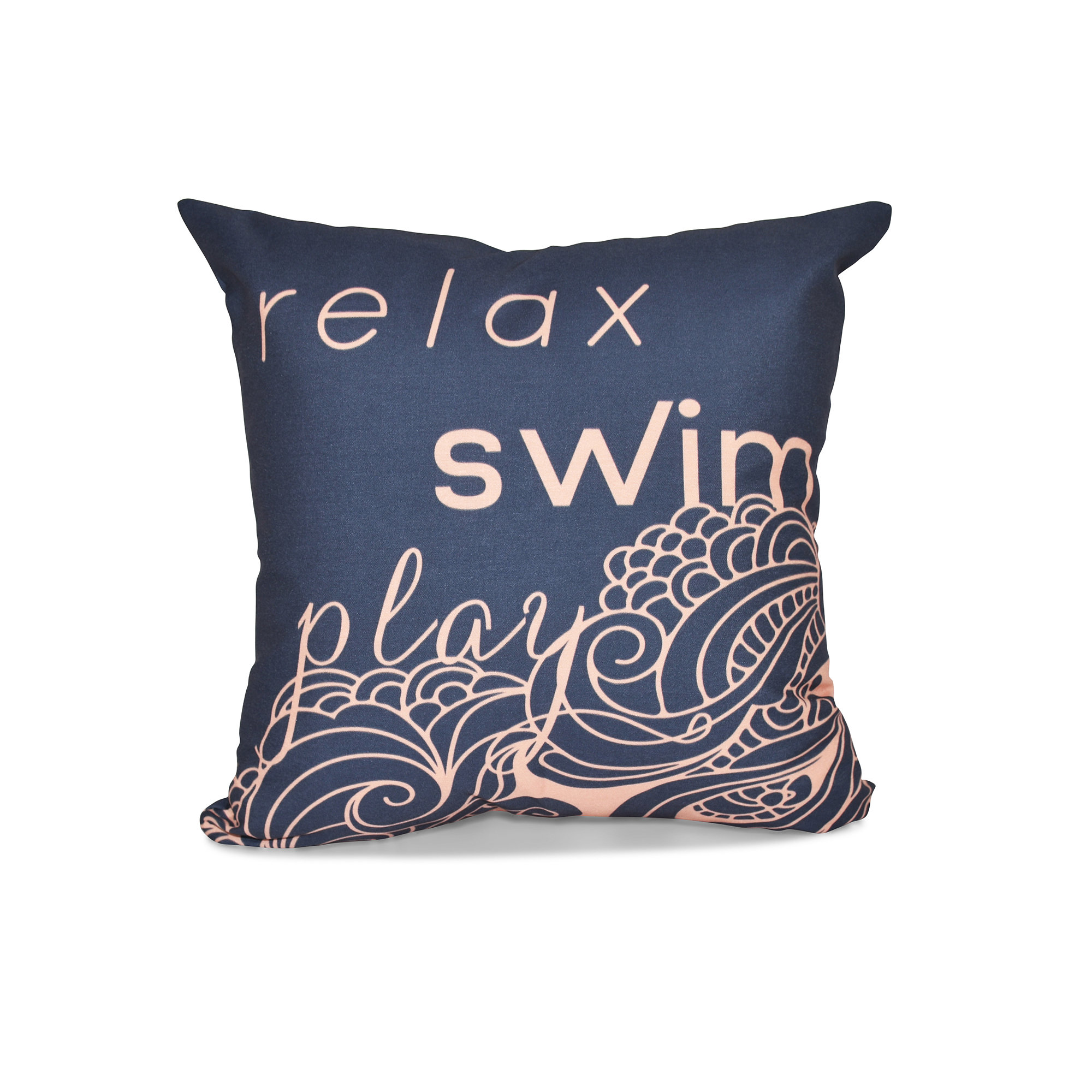 Bay Isle Home Grand Ridge Word Outdoor Throw Pillow Wayfair