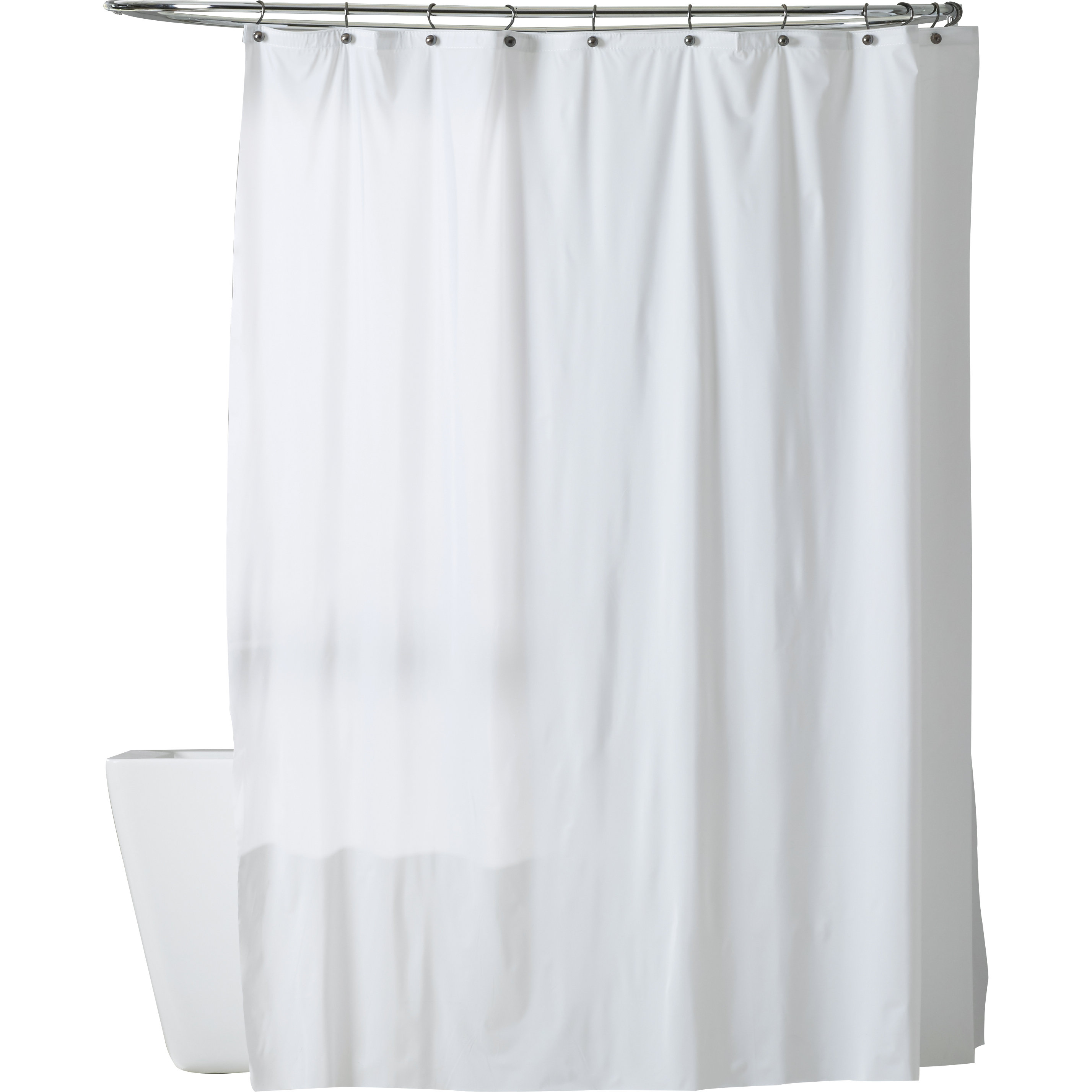 Symple Stuff 10 Gauge Mildew Resistant Vinyl Shower Curtain Liner