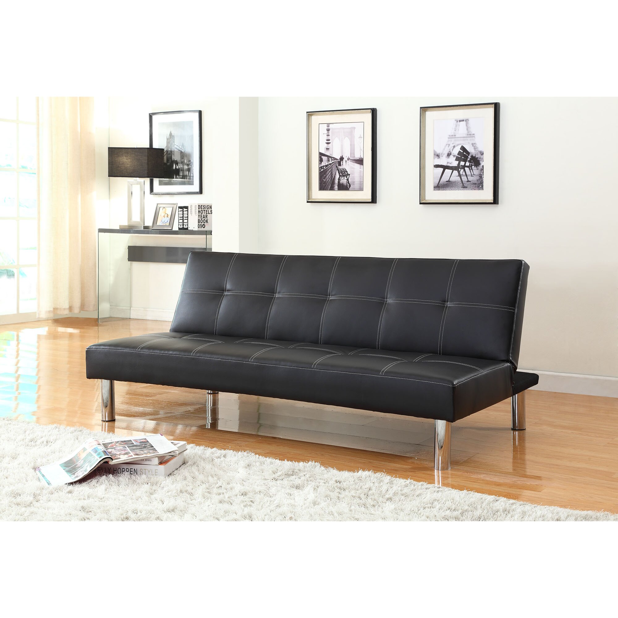 NathanielHome Issac Futon Convertible Sofa & Reviews Wayfair