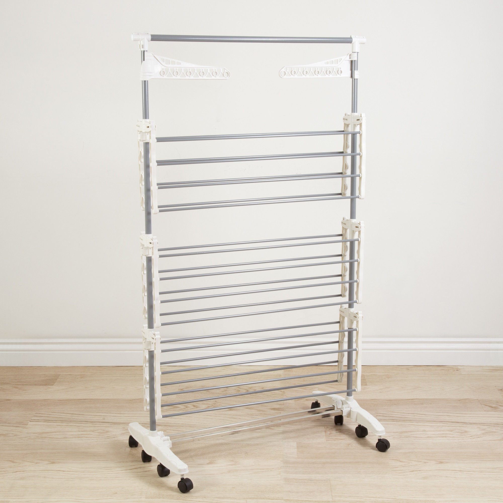 Everyday Home 3 Tier Rolling Drying Rack & Reviews Wayfair