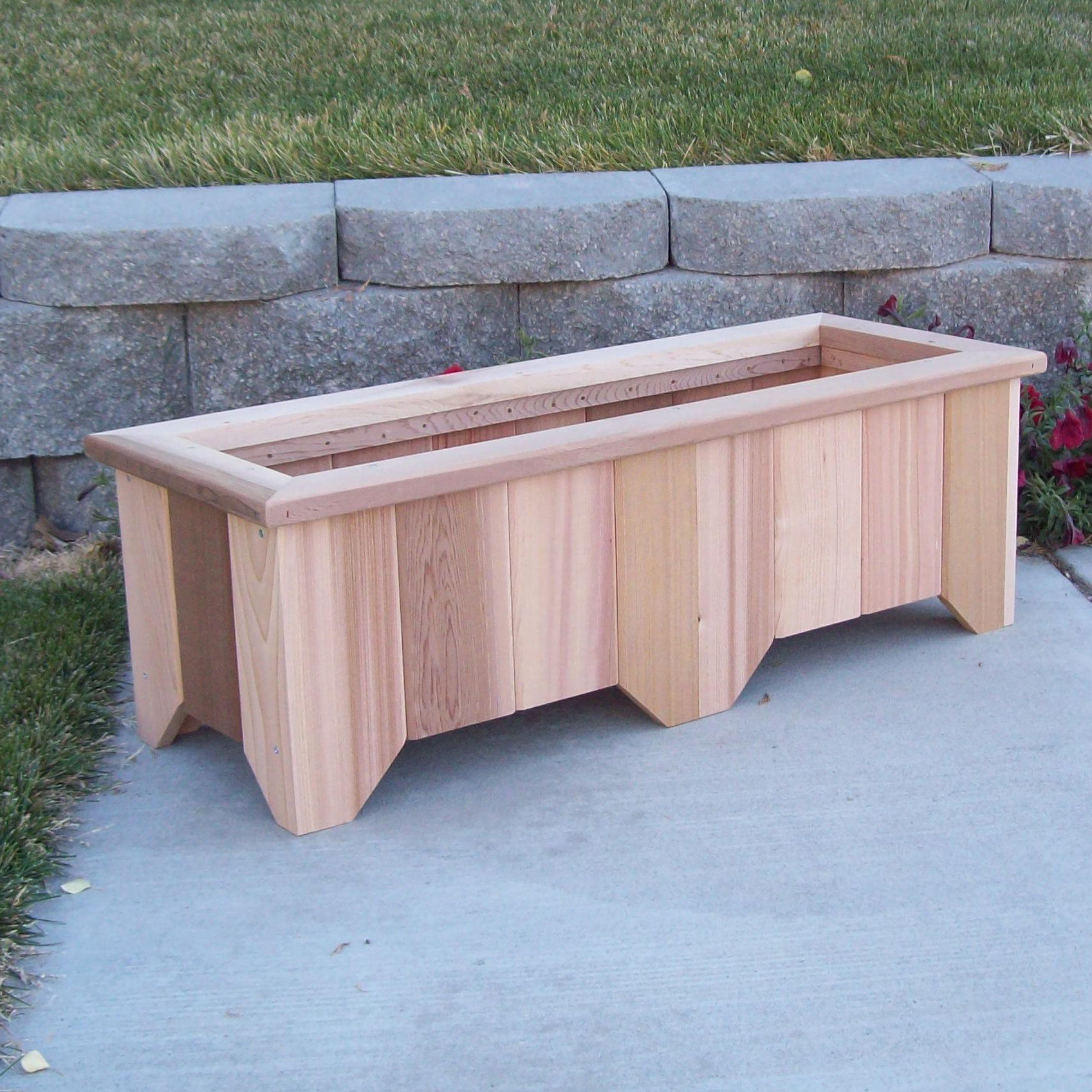 WoodCountry Rectangular Planter Box & Reviews Wayfair