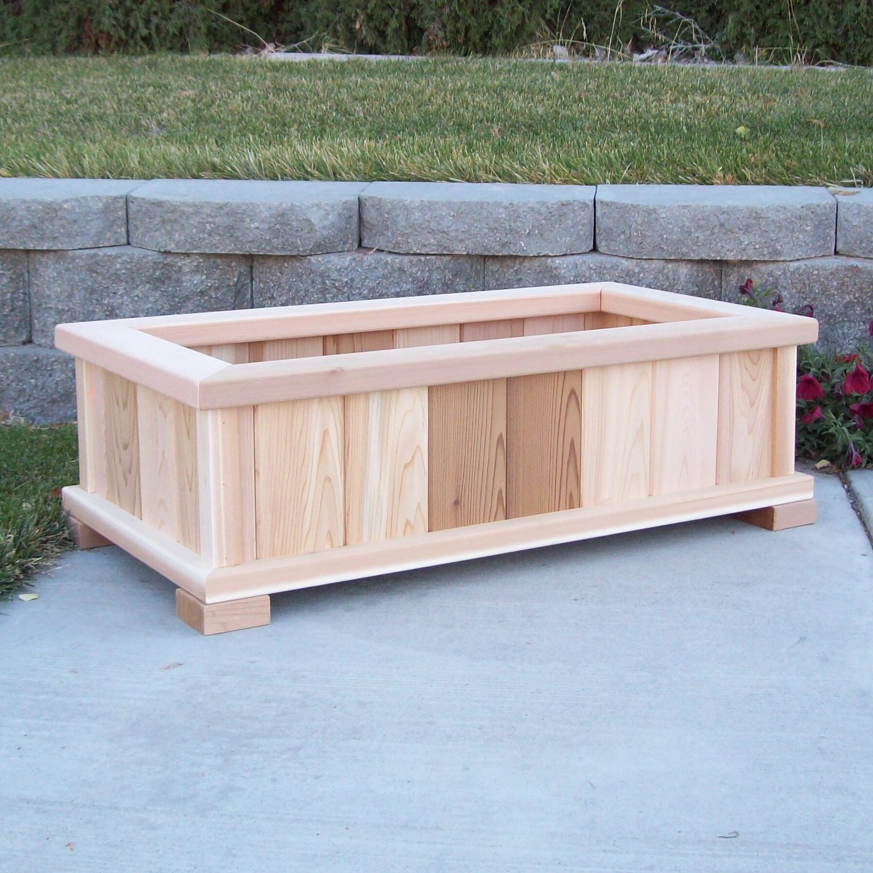 WoodCountry Rectangular Planter Box &amp; Reviews Wayfair