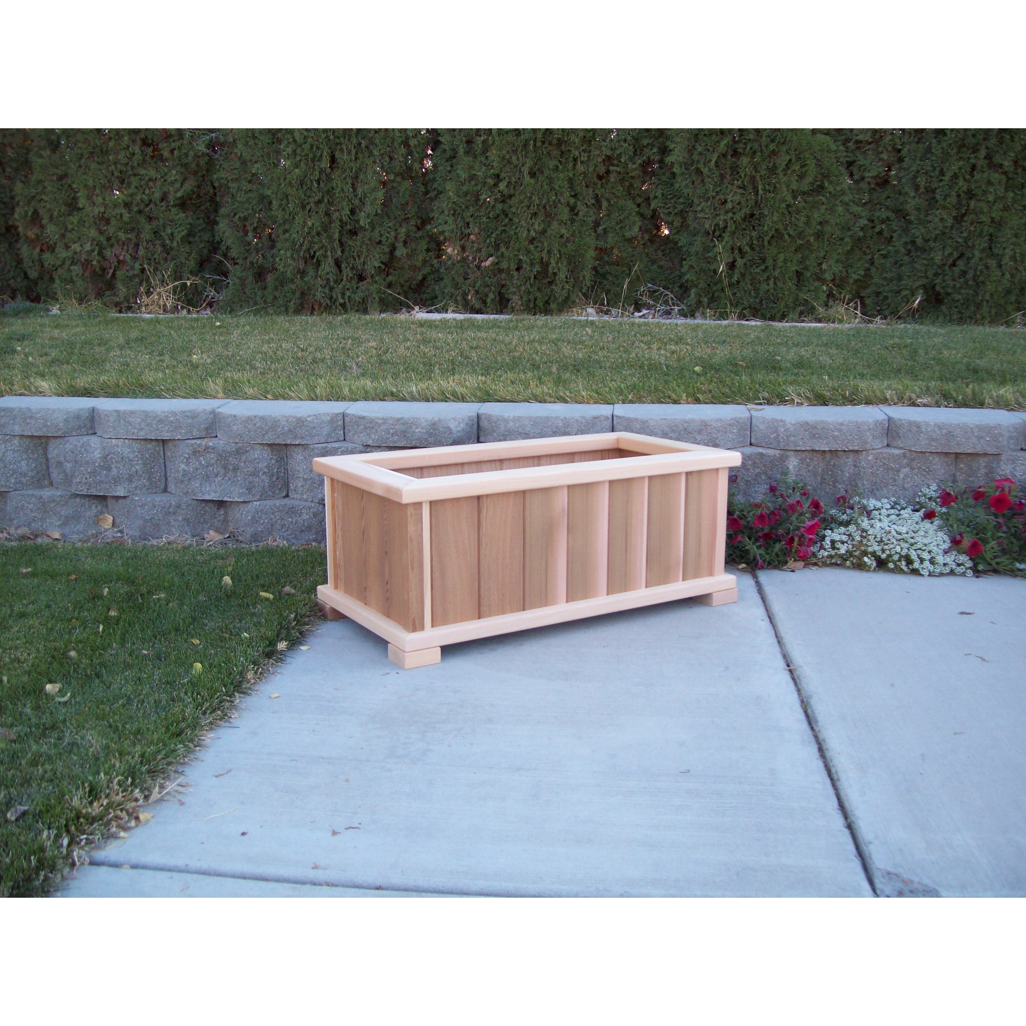 WoodCountry Rectangular Planter Box & Reviews Wayfair.ca