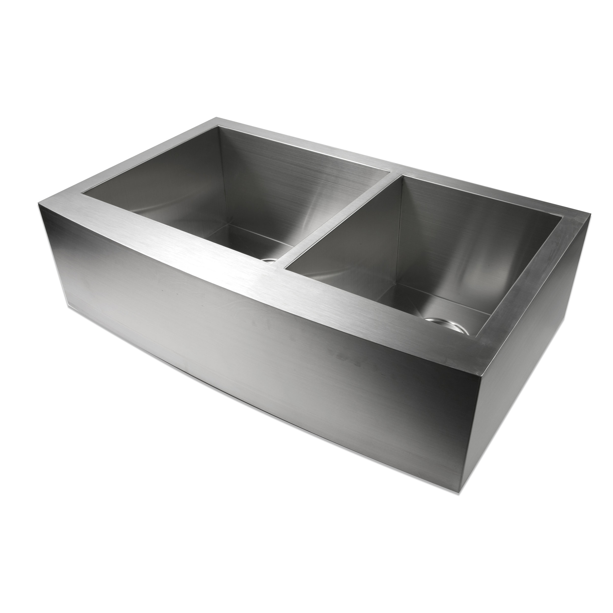 ... Stainless Steel Handmade Zero Radius Kitchen Sink & Reviews Wayfair