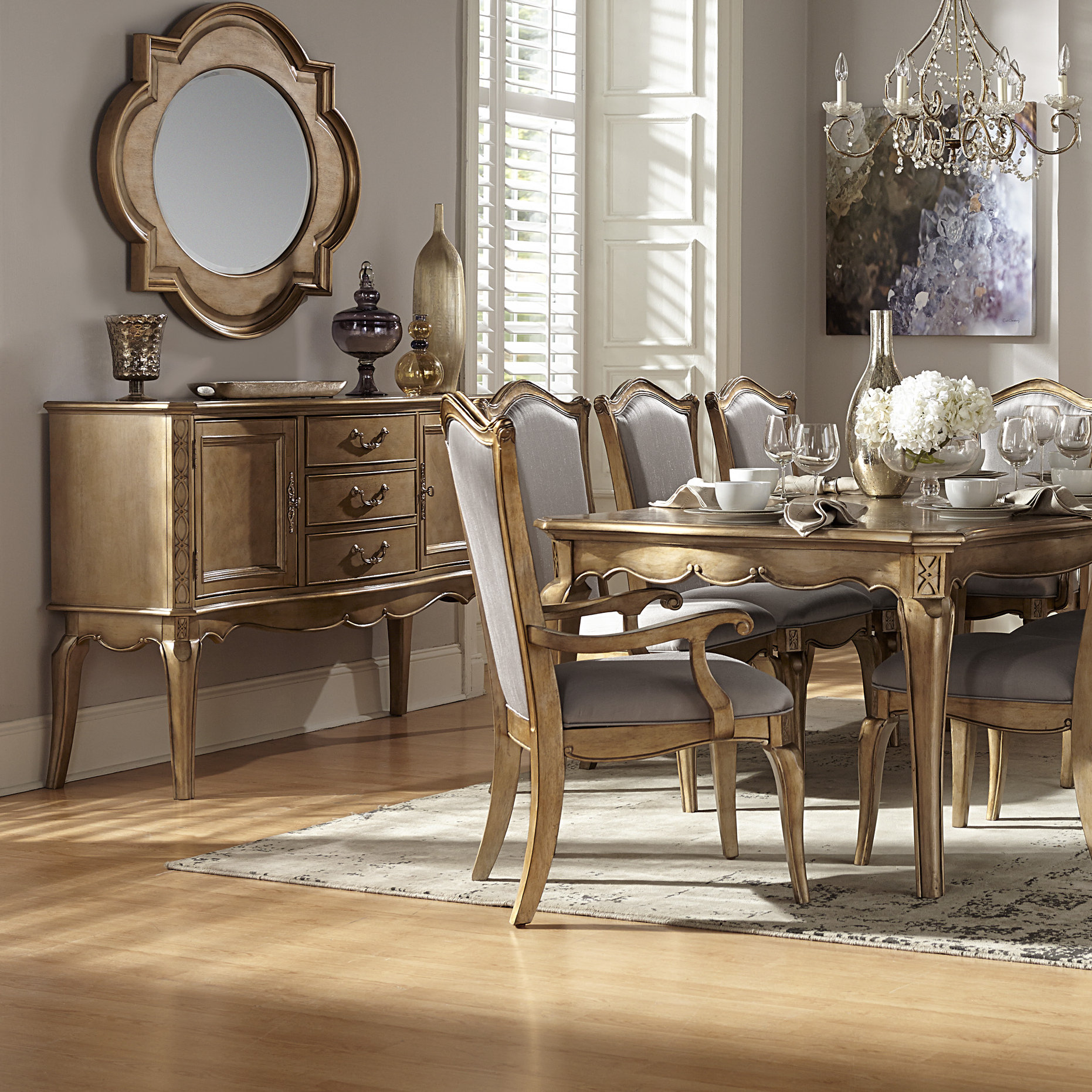 Astoria Grand Bainbridge 9 Piece Dining Set Wayfair