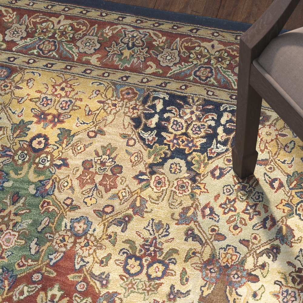 Astoria Grand Balthrop Multi/Red Area Rug & Reviews Wayfair