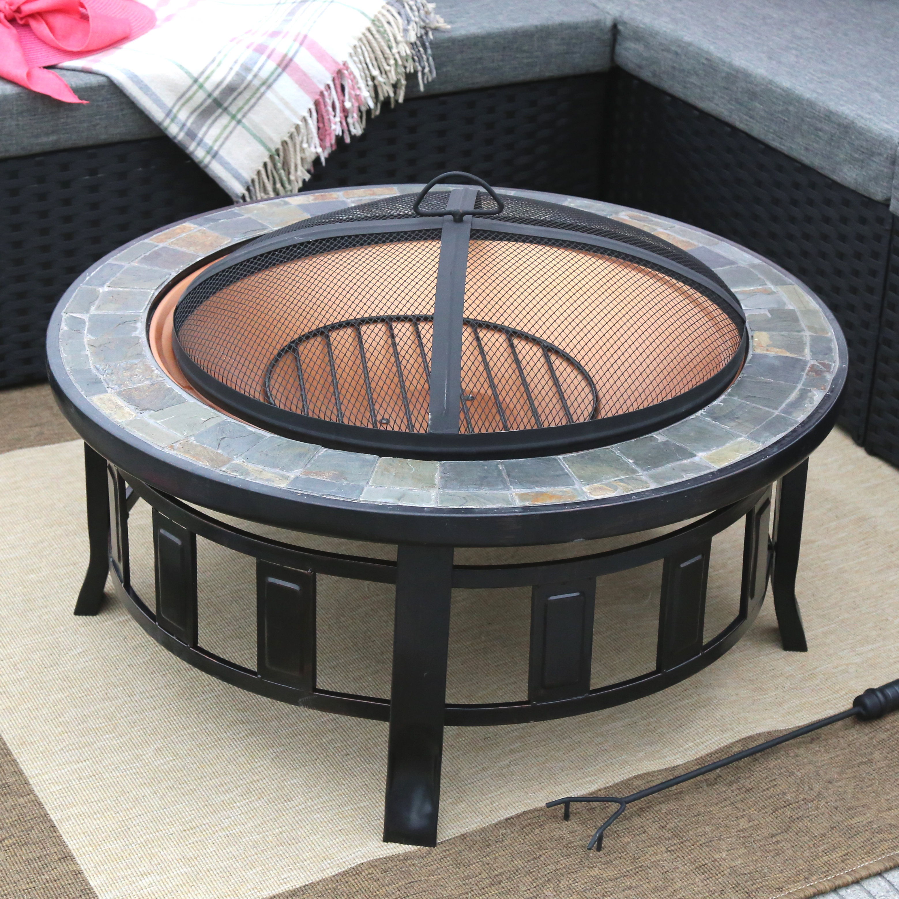 Baner Garden Charcoal Fire Pit Wayfair