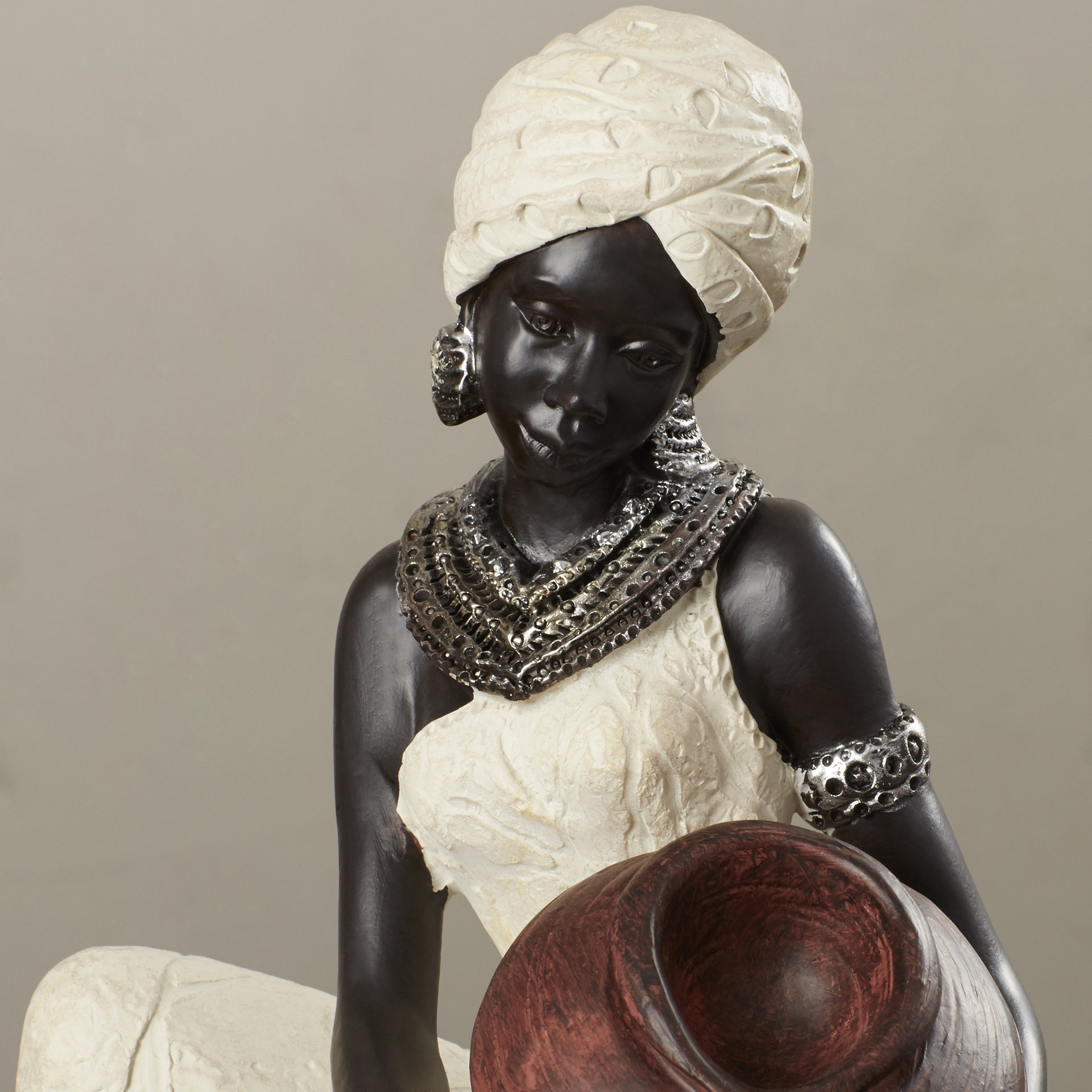 World Menagerie African Woman Figurine & Reviews Wayfair.ca