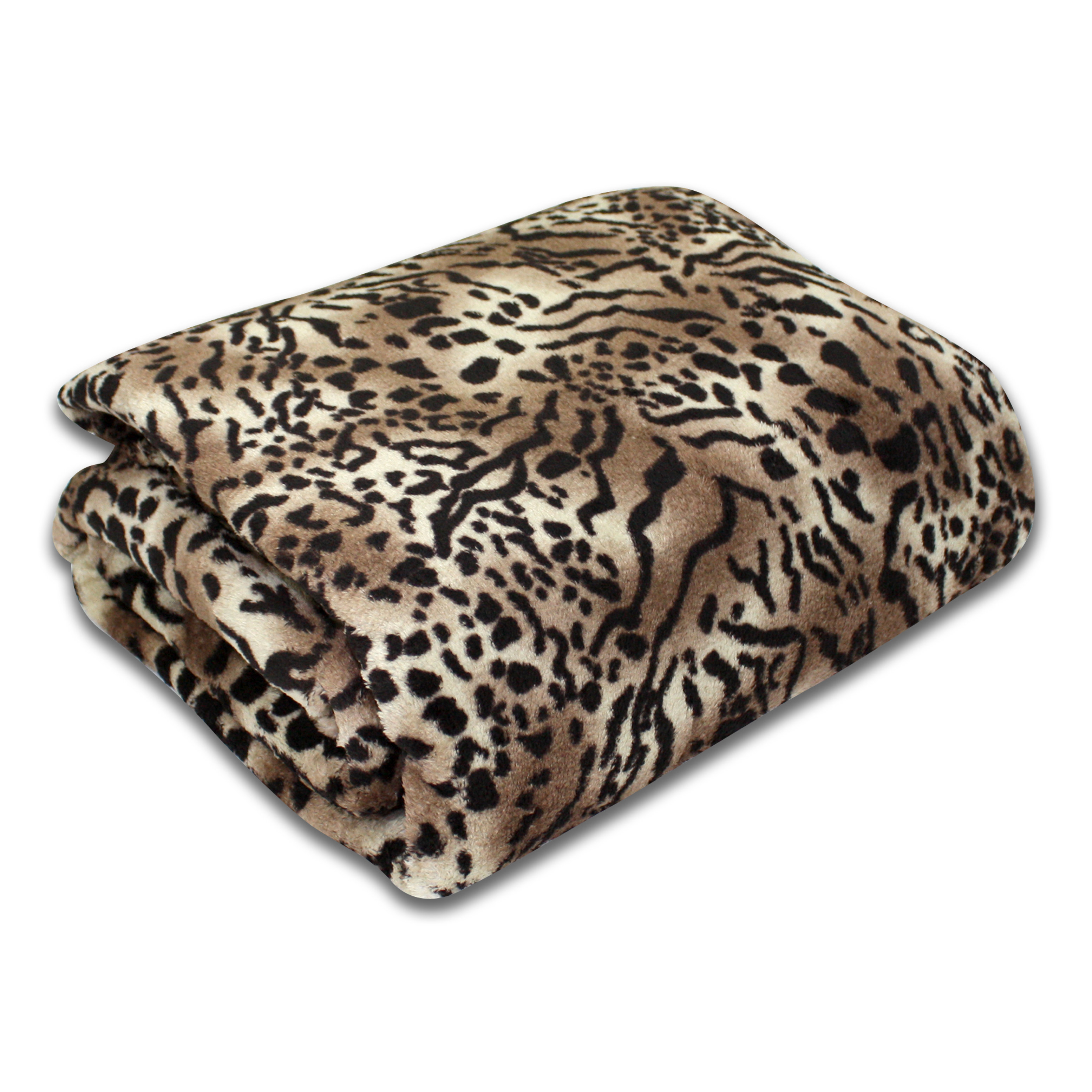 plush leopard bag