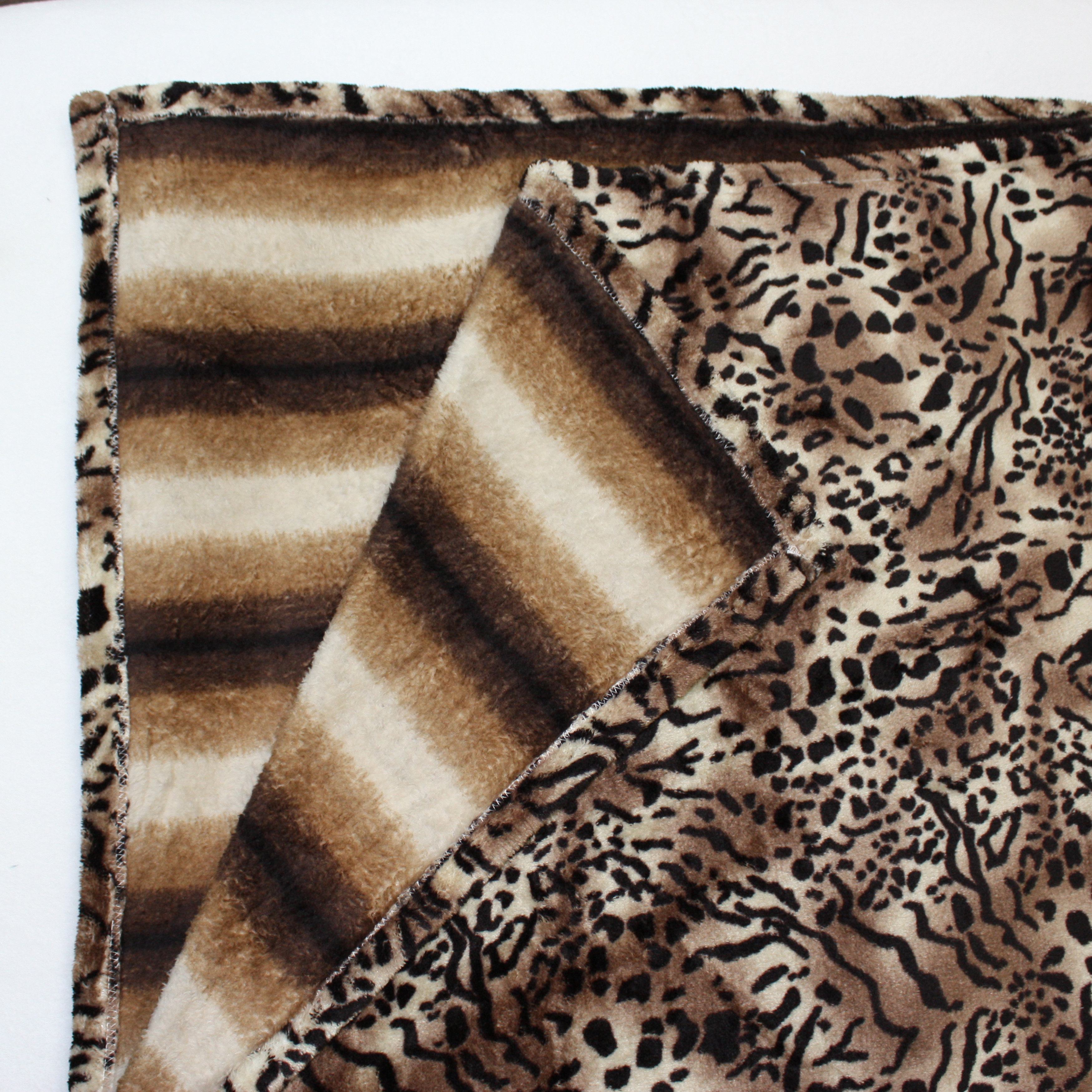 World Menagerie Bethlehem Plush Leopard Print Blanket & Reviews Wayfair